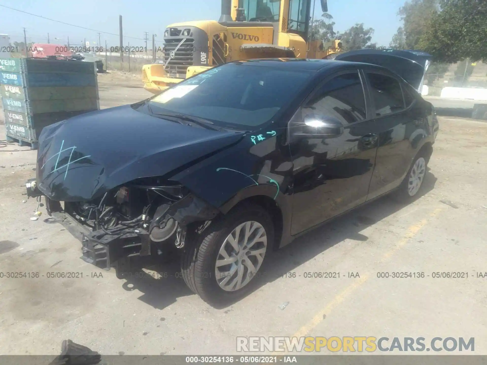 2 Photograph of a damaged car 2T1BURHE9KC144088 TOYOTA COROLLA 2019