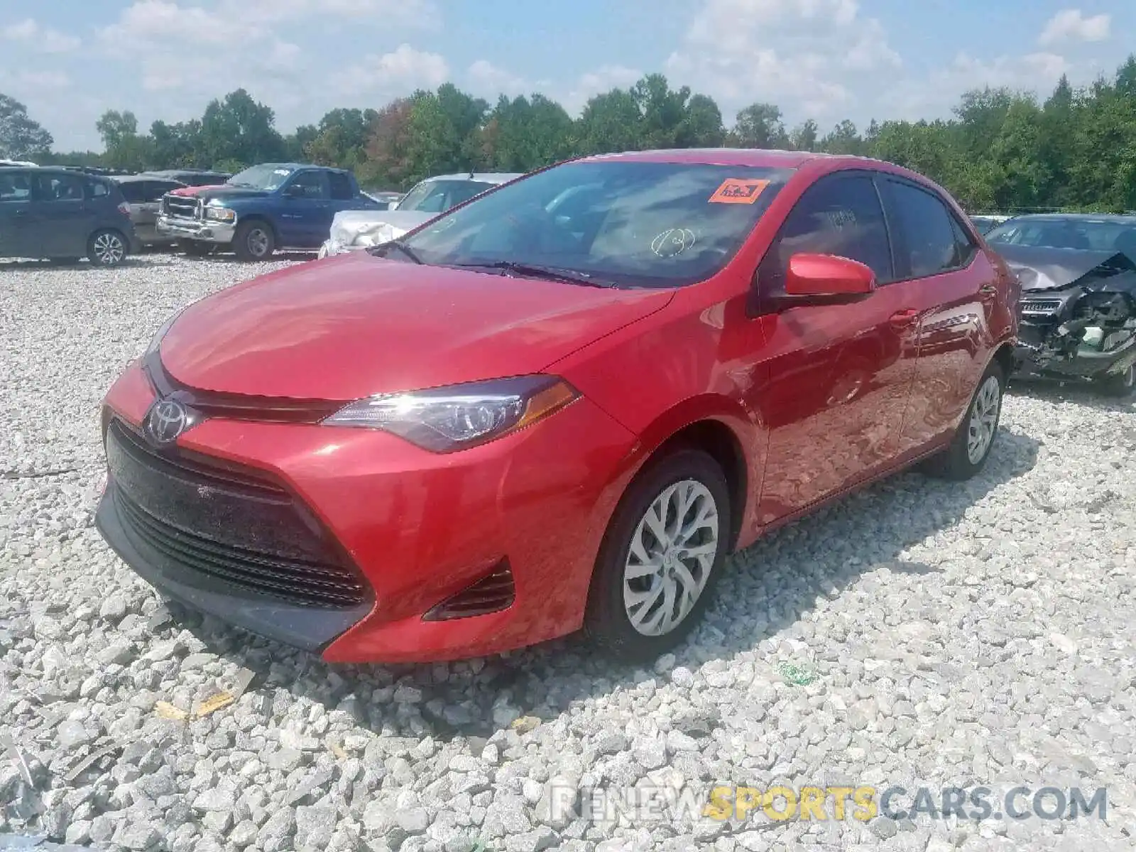 2 Photograph of a damaged car 2T1BURHE9KC144723 TOYOTA COROLLA 2019