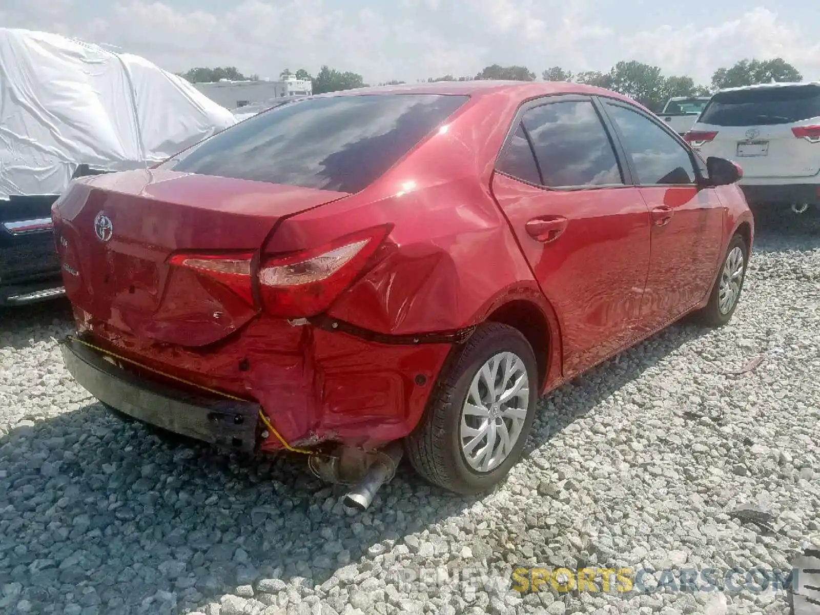 4 Photograph of a damaged car 2T1BURHE9KC144723 TOYOTA COROLLA 2019