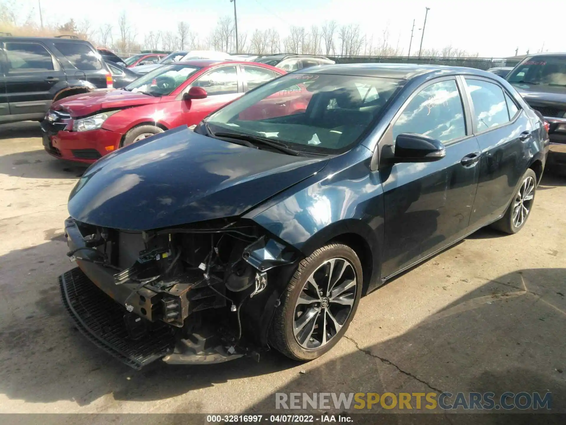 2 Photograph of a damaged car 2T1BURHE9KC145144 TOYOTA COROLLA 2019