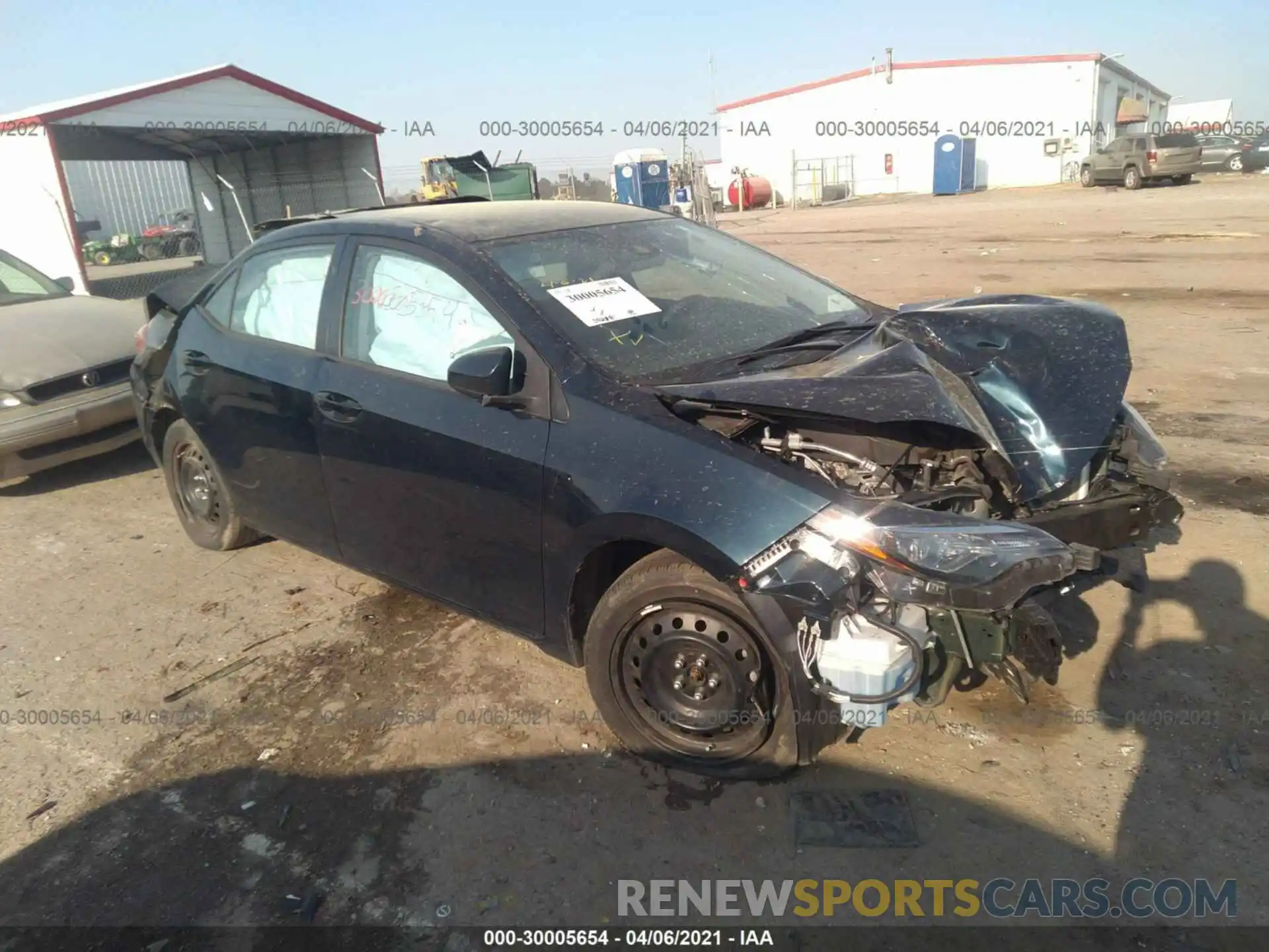 1 Photograph of a damaged car 2T1BURHE9KC145645 TOYOTA COROLLA 2019