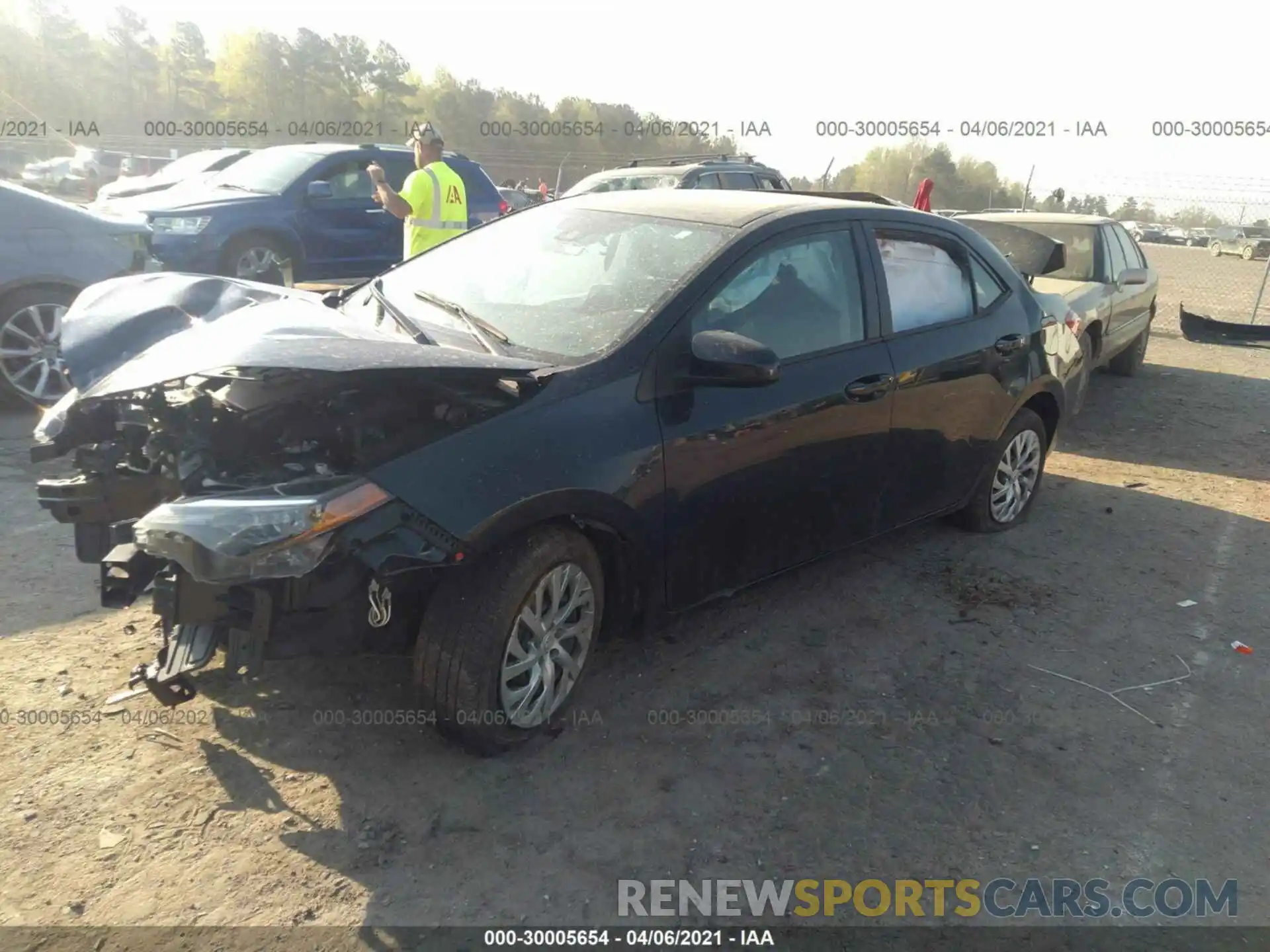 2 Photograph of a damaged car 2T1BURHE9KC145645 TOYOTA COROLLA 2019