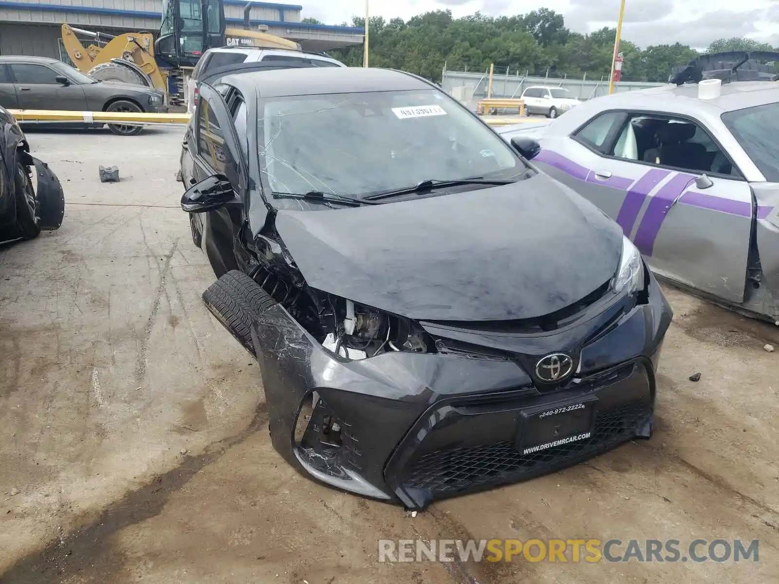 1 Photograph of a damaged car 2T1BURHE9KC147427 TOYOTA COROLLA 2019