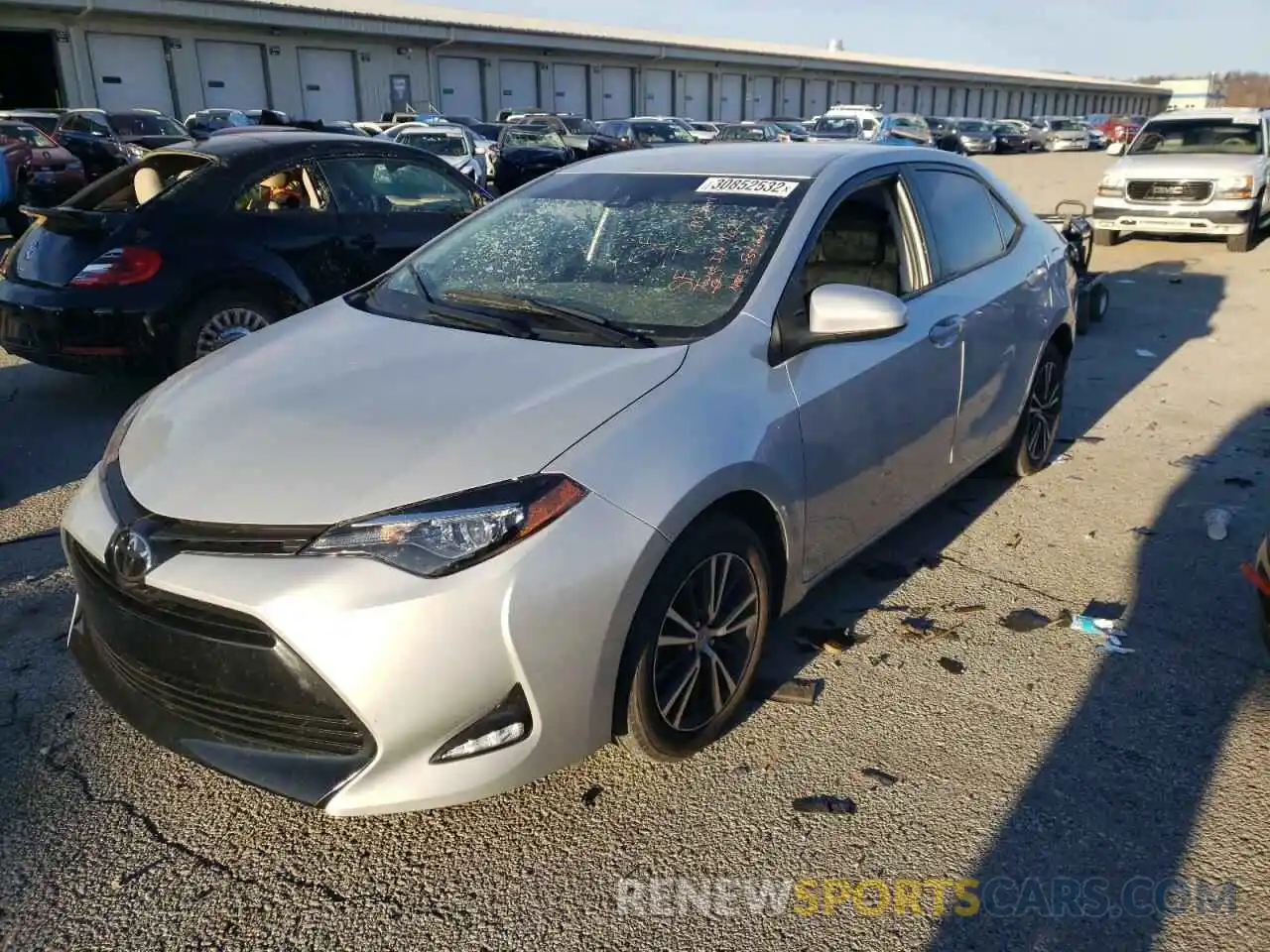 2 Photograph of a damaged car 2T1BURHE9KC148223 TOYOTA COROLLA 2019