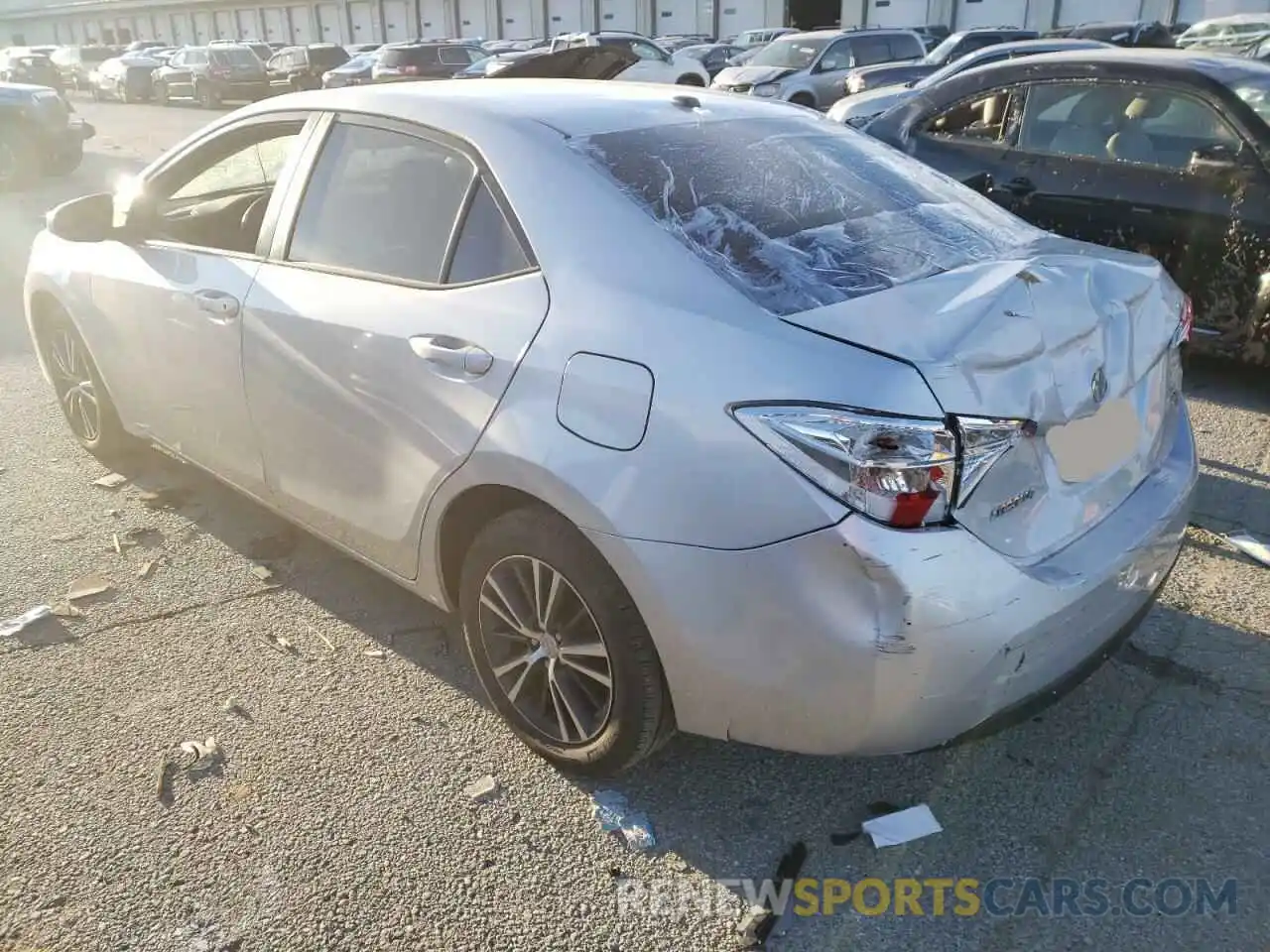 3 Photograph of a damaged car 2T1BURHE9KC148223 TOYOTA COROLLA 2019