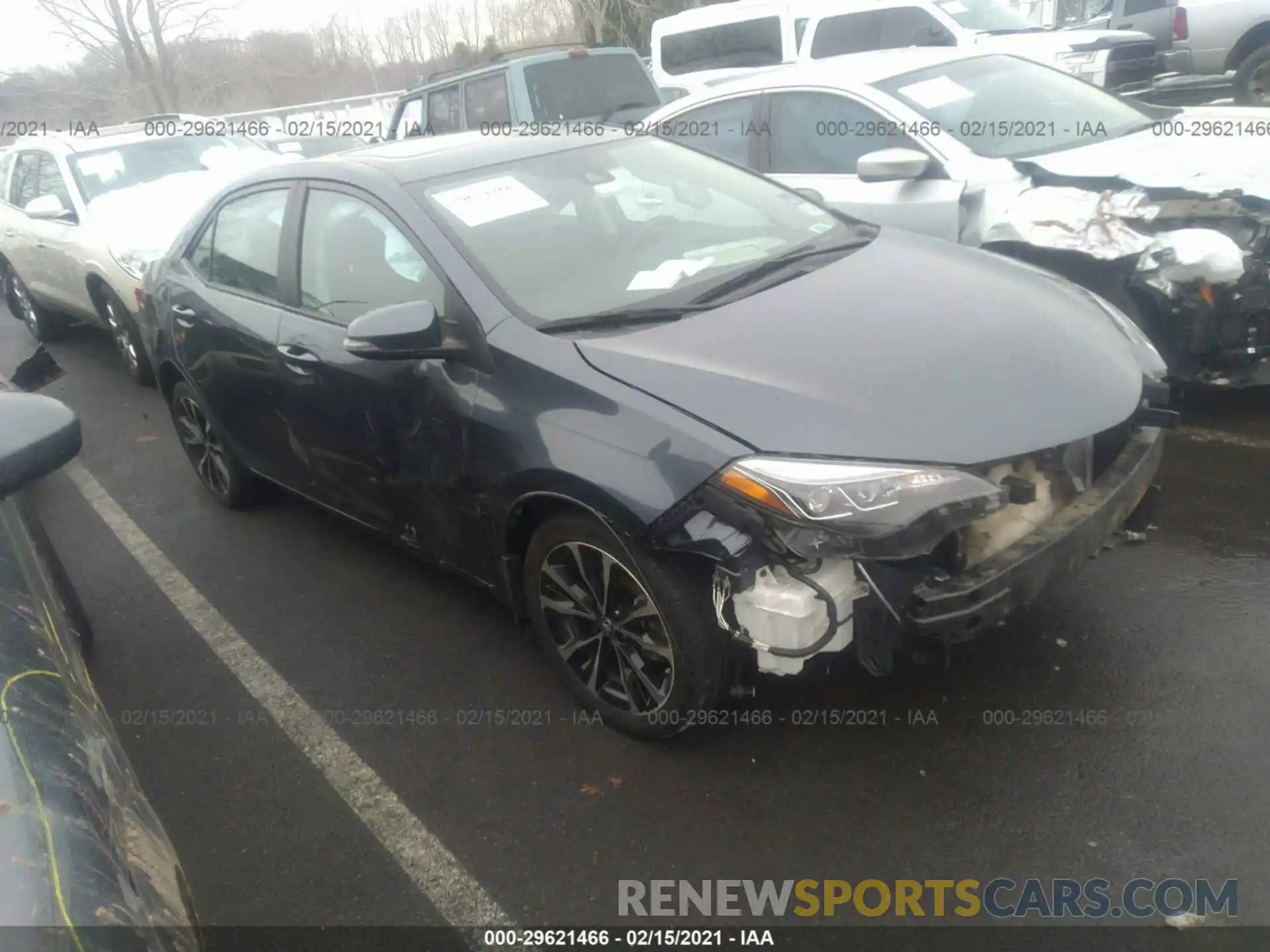 1 Photograph of a damaged car 2T1BURHE9KC148450 TOYOTA COROLLA 2019