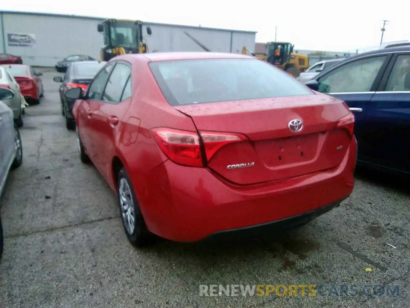 3 Photograph of a damaged car 2T1BURHE9KC148819 TOYOTA COROLLA 2019