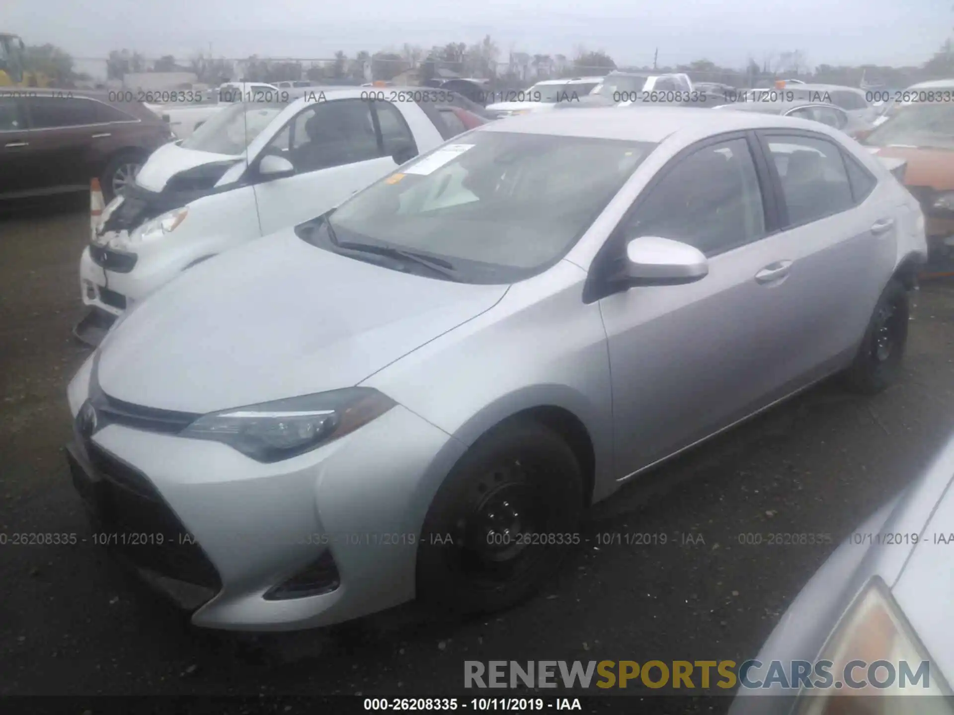 2 Photograph of a damaged car 2T1BURHE9KC149422 TOYOTA COROLLA 2019