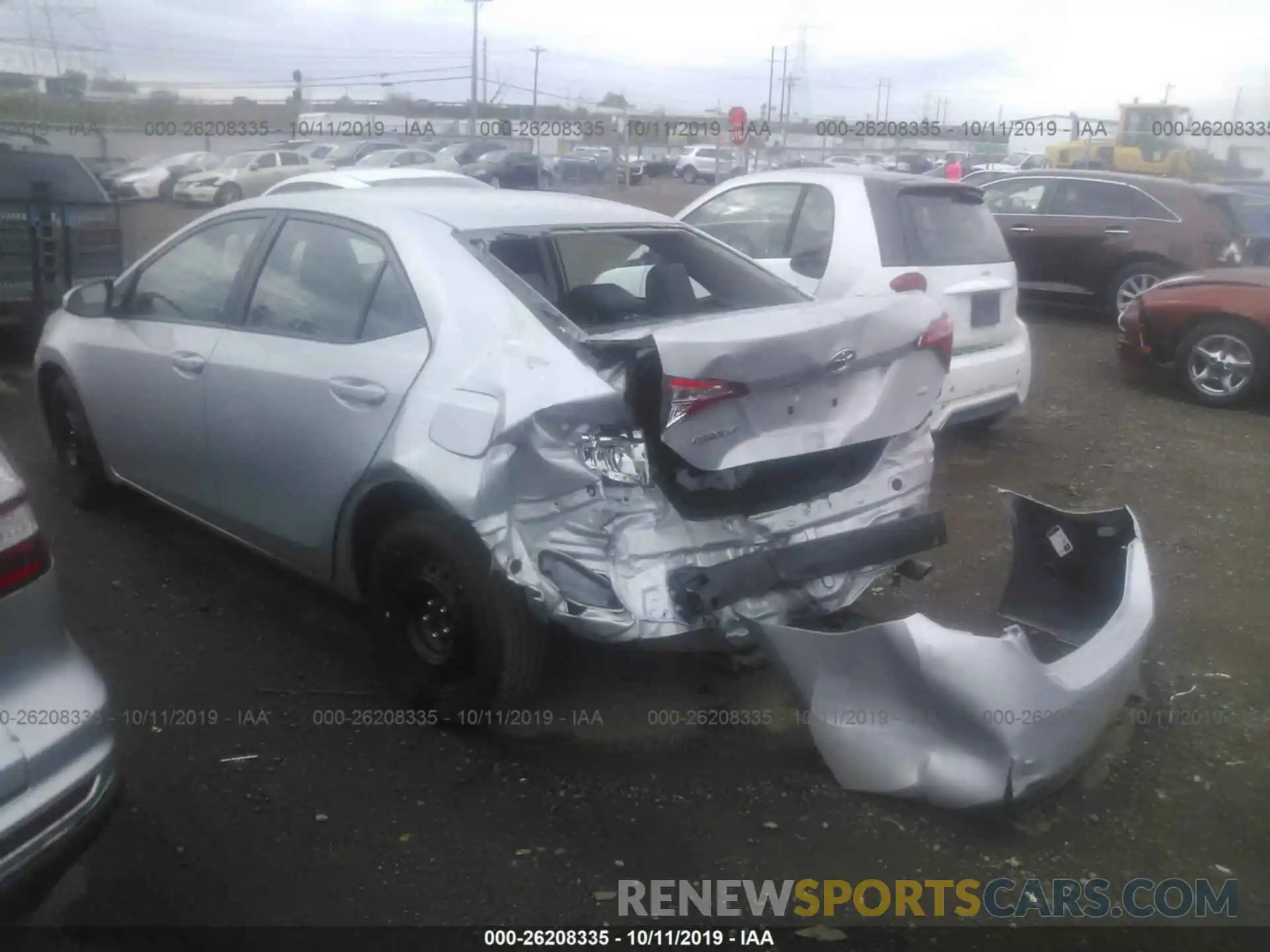 3 Photograph of a damaged car 2T1BURHE9KC149422 TOYOTA COROLLA 2019