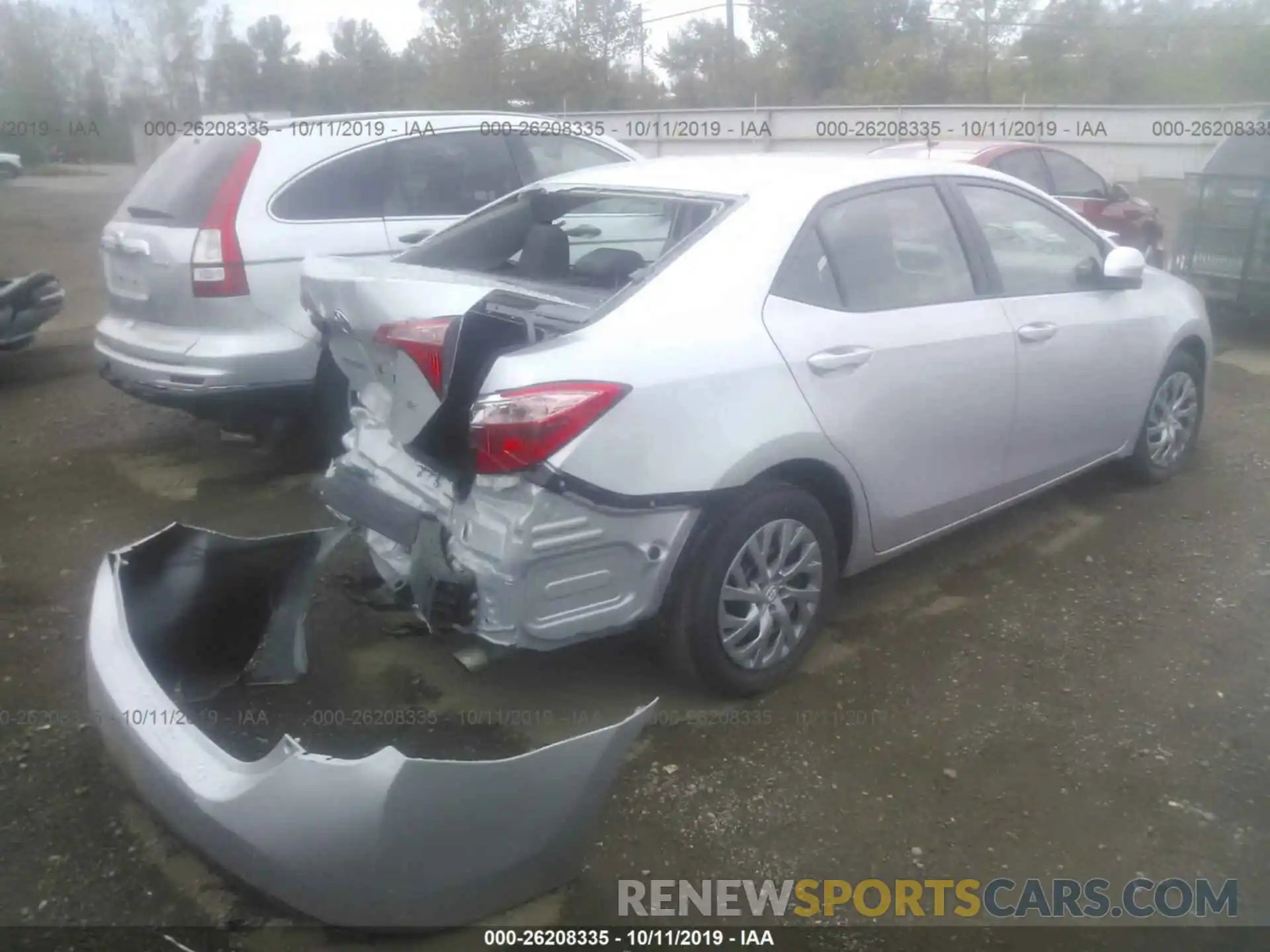 4 Photograph of a damaged car 2T1BURHE9KC149422 TOYOTA COROLLA 2019