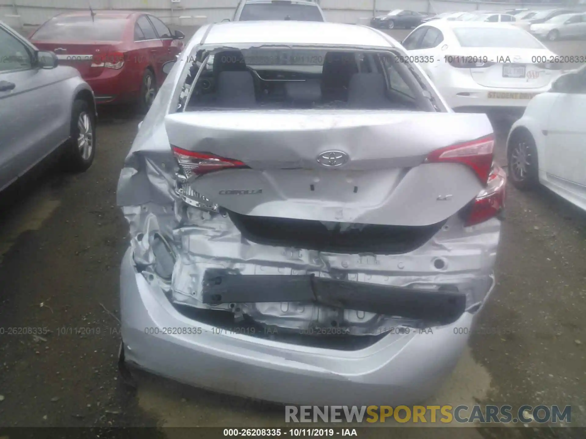 6 Photograph of a damaged car 2T1BURHE9KC149422 TOYOTA COROLLA 2019