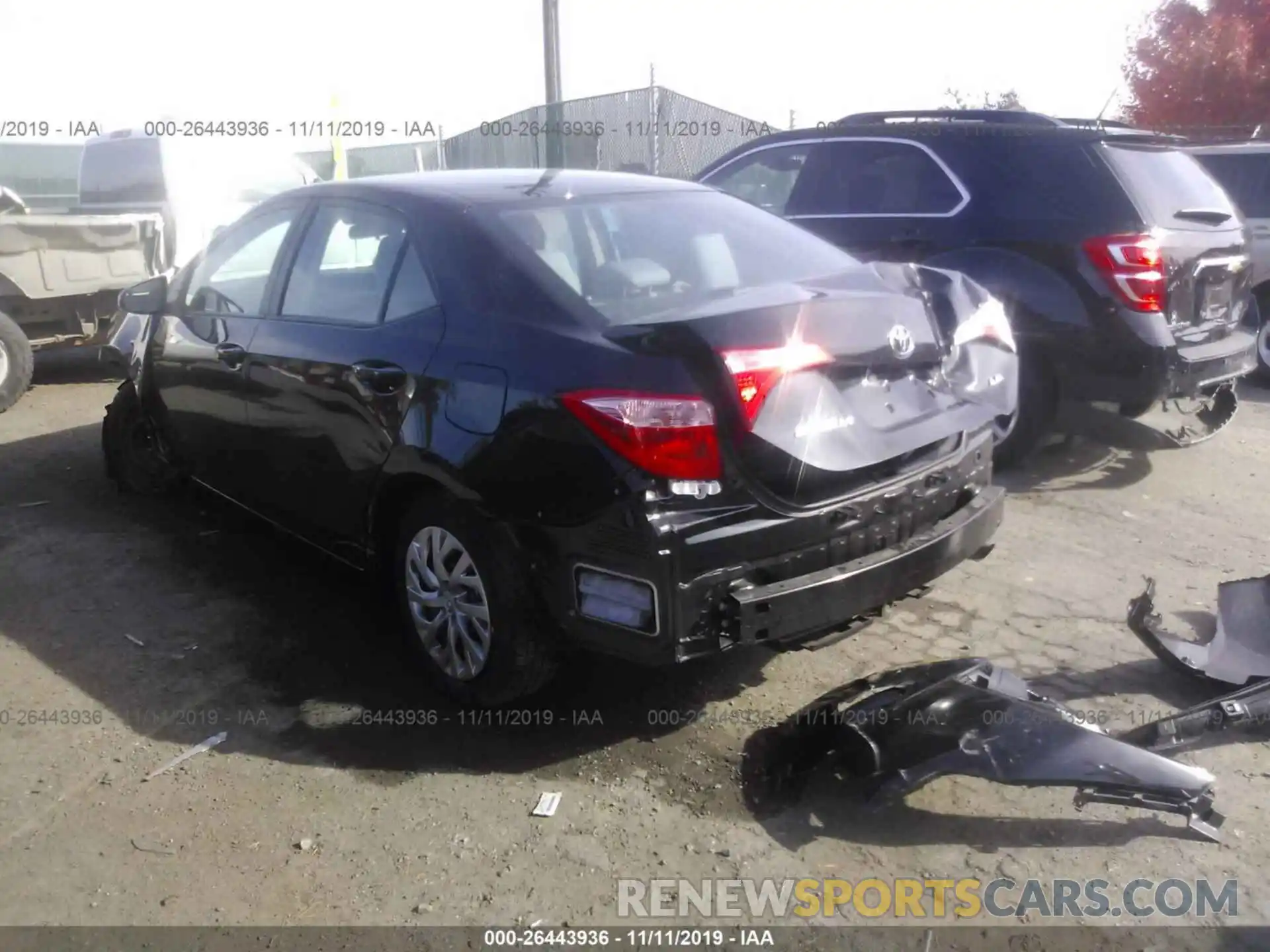 3 Photograph of a damaged car 2T1BURHE9KC149548 TOYOTA COROLLA 2019