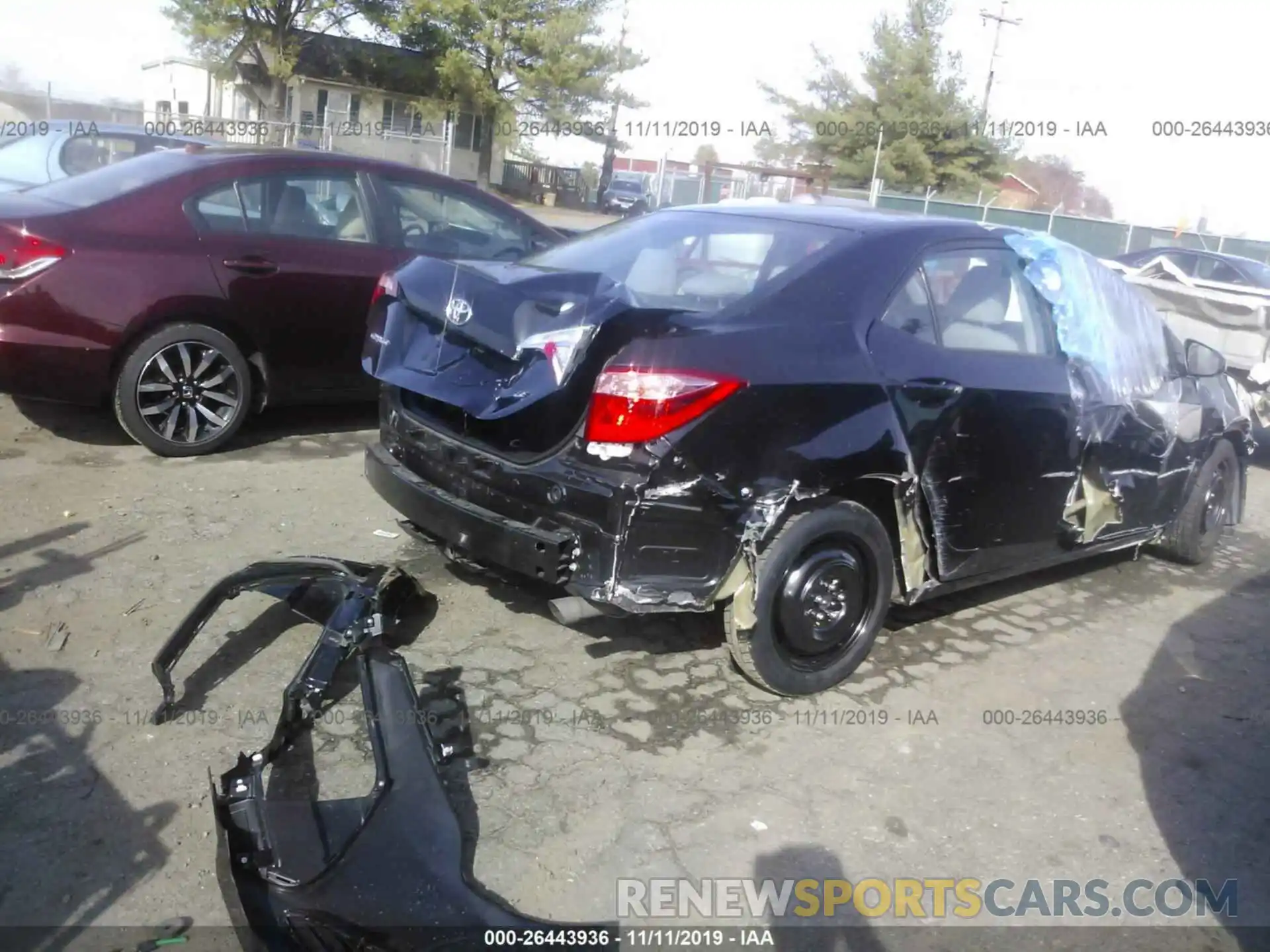 4 Photograph of a damaged car 2T1BURHE9KC149548 TOYOTA COROLLA 2019