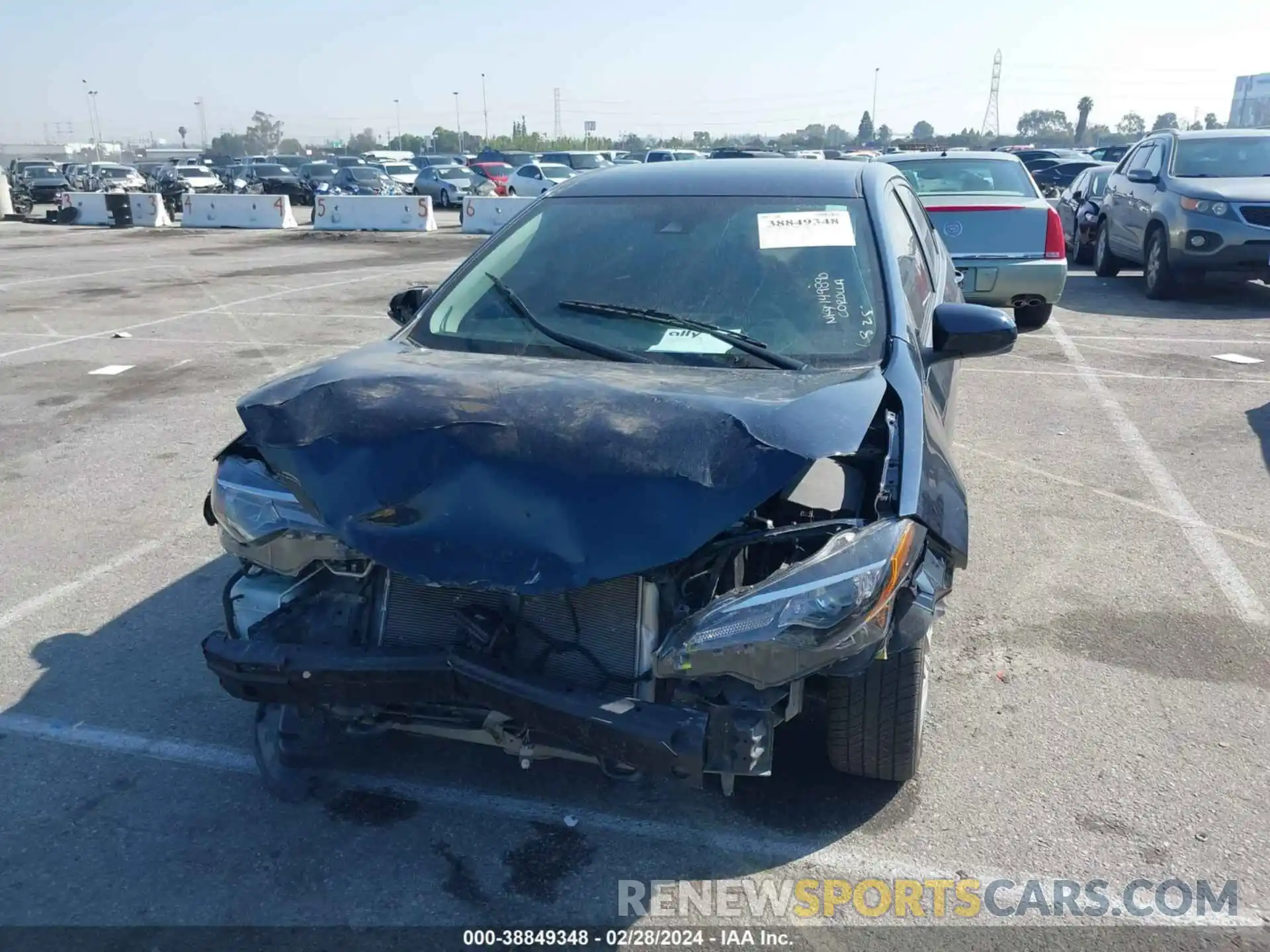 6 Photograph of a damaged car 2T1BURHE9KC149890 TOYOTA COROLLA 2019