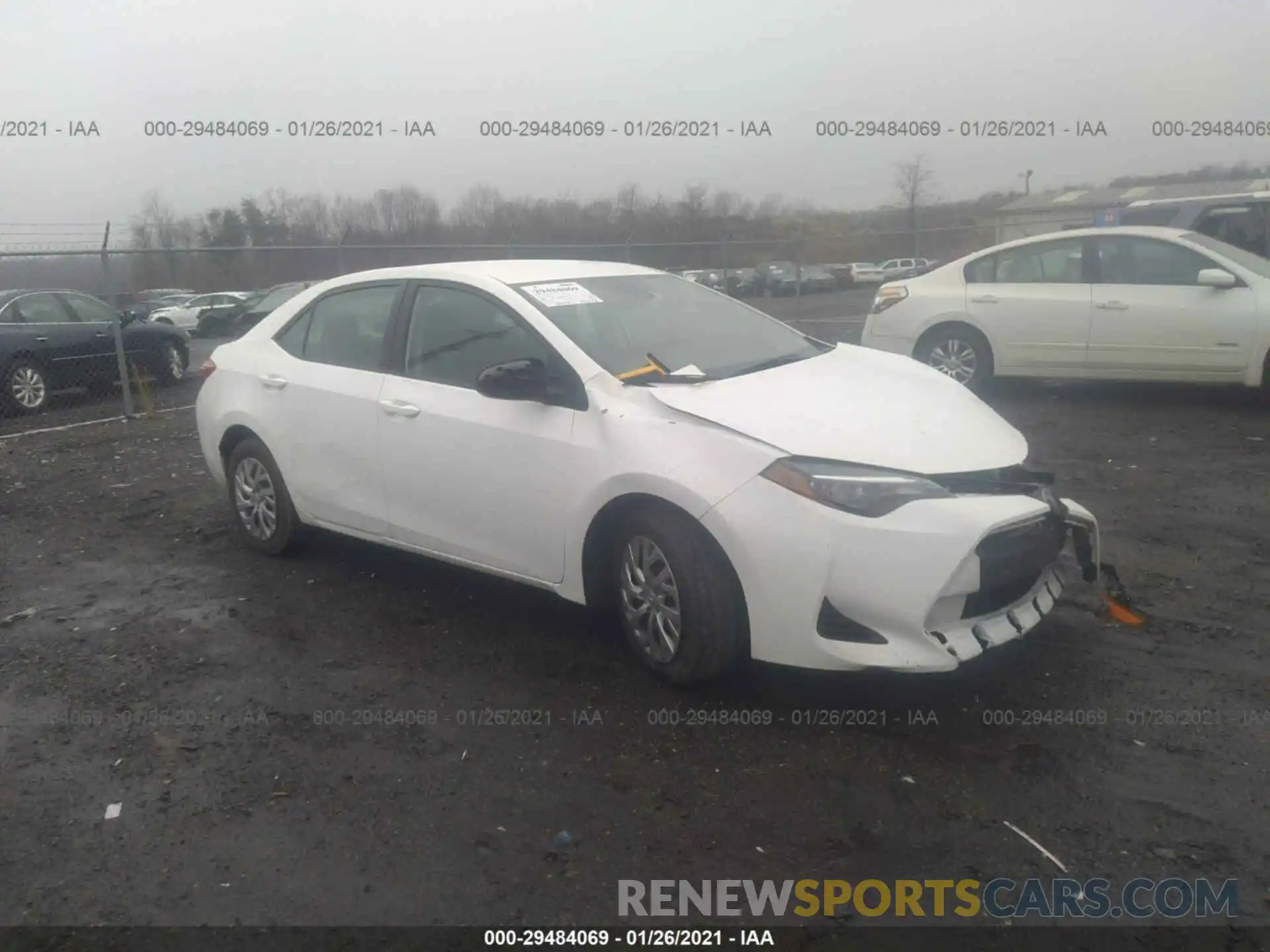 1 Photograph of a damaged car 2T1BURHE9KC150084 TOYOTA COROLLA 2019