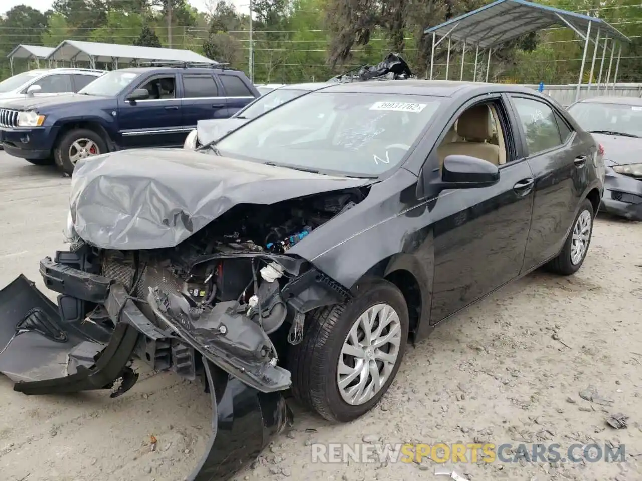 2 Photograph of a damaged car 2T1BURHE9KC150862 TOYOTA COROLLA 2019