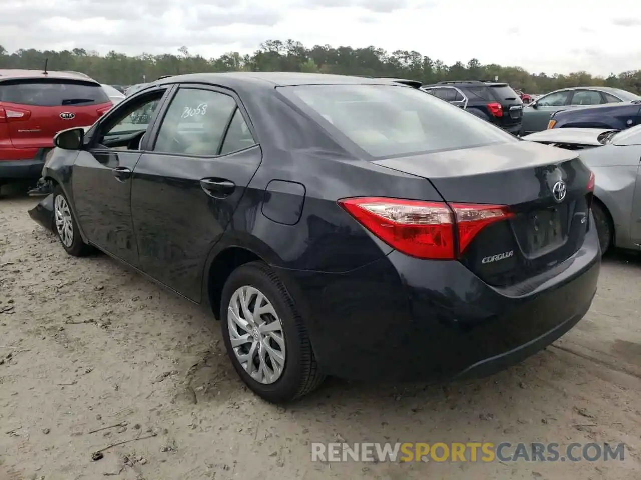 3 Photograph of a damaged car 2T1BURHE9KC150862 TOYOTA COROLLA 2019