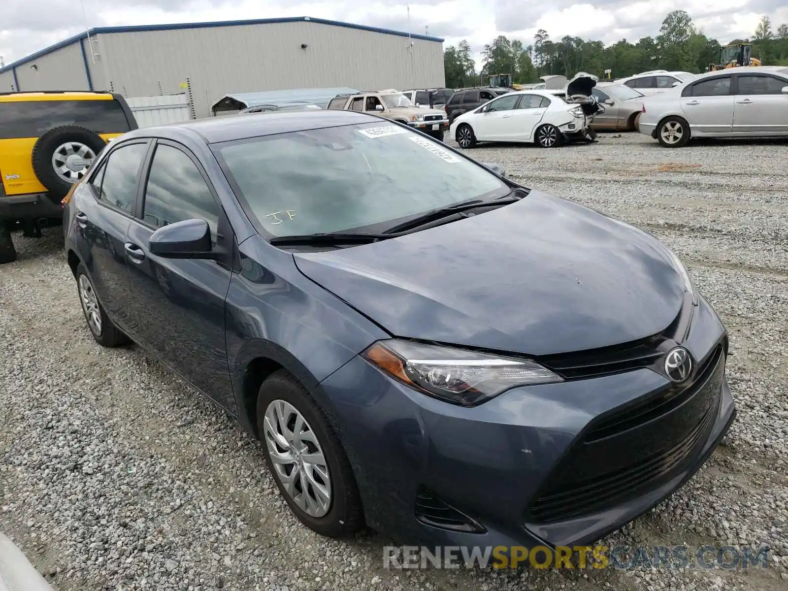 1 Photograph of a damaged car 2T1BURHE9KC151686 TOYOTA COROLLA 2019