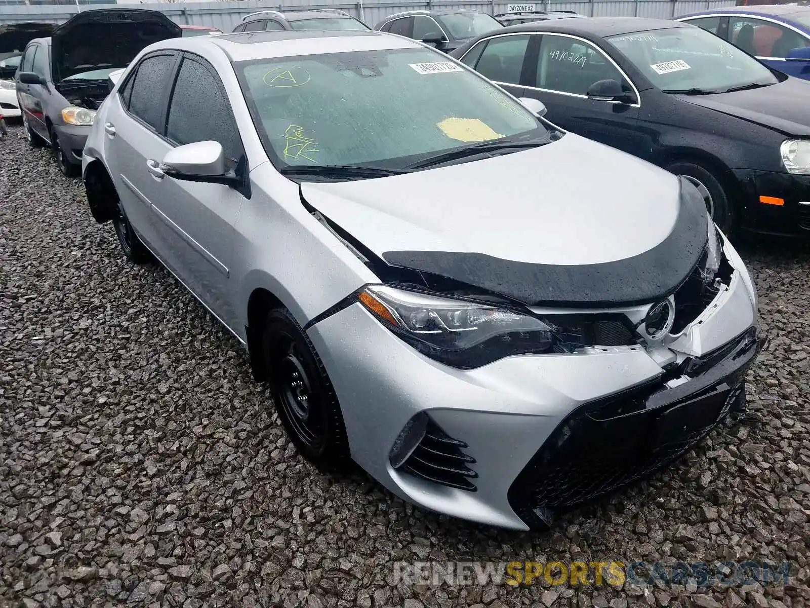 1 Photograph of a damaged car 2T1BURHE9KC152529 TOYOTA COROLLA 2019