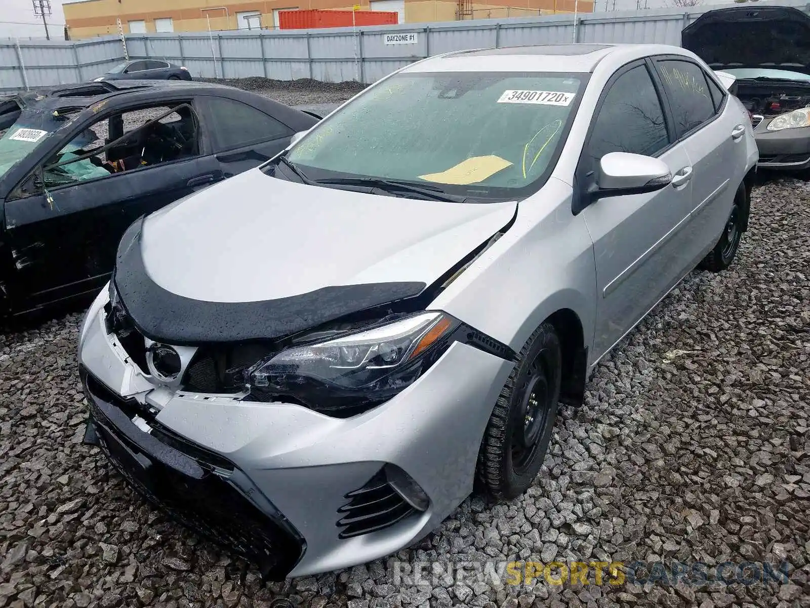 2 Photograph of a damaged car 2T1BURHE9KC152529 TOYOTA COROLLA 2019