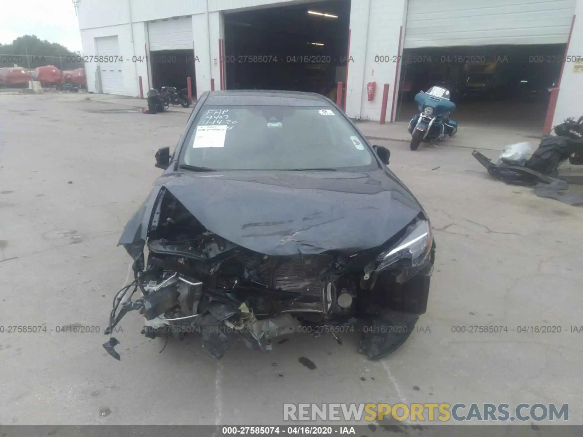 6 Photograph of a damaged car 2T1BURHE9KC152644 TOYOTA COROLLA 2019