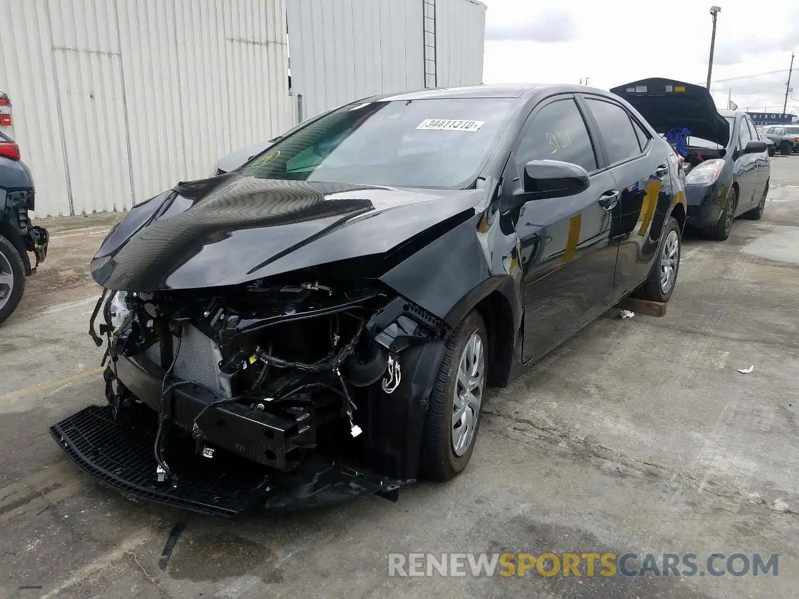 2 Photograph of a damaged car 2T1BURHE9KC152711 TOYOTA COROLLA 2019