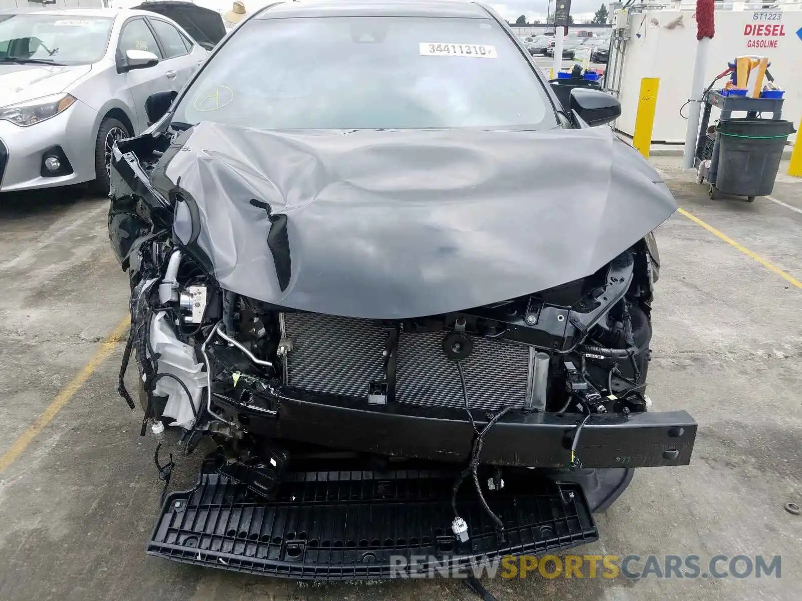 9 Photograph of a damaged car 2T1BURHE9KC152711 TOYOTA COROLLA 2019