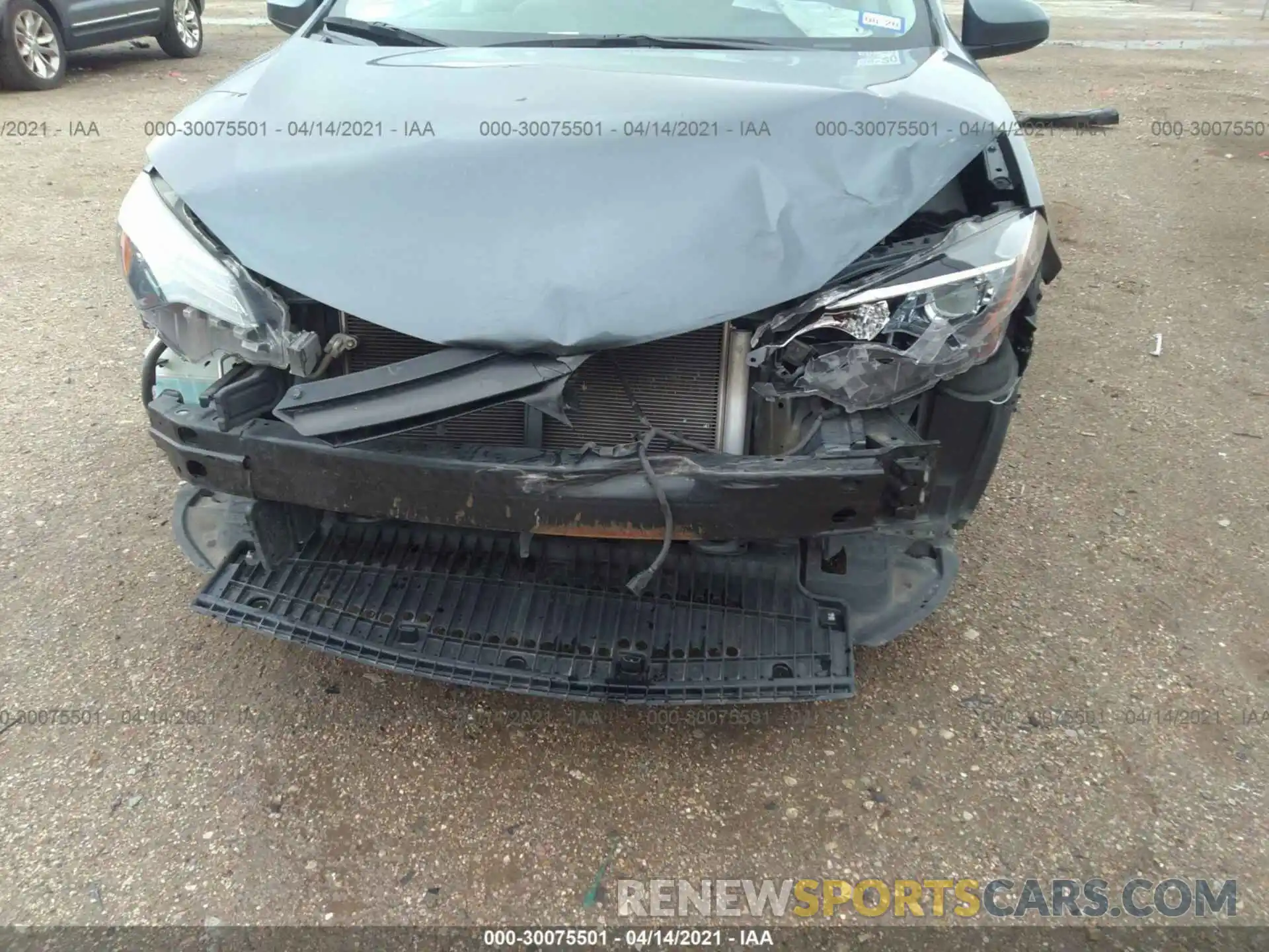 6 Photograph of a damaged car 2T1BURHE9KC153082 TOYOTA COROLLA 2019