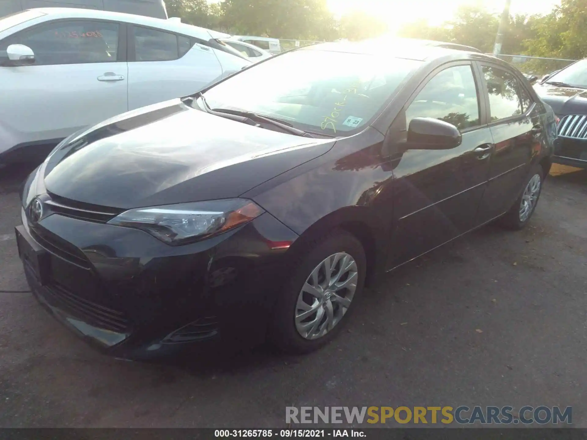 2 Photograph of a damaged car 2T1BURHE9KC153776 TOYOTA COROLLA 2019