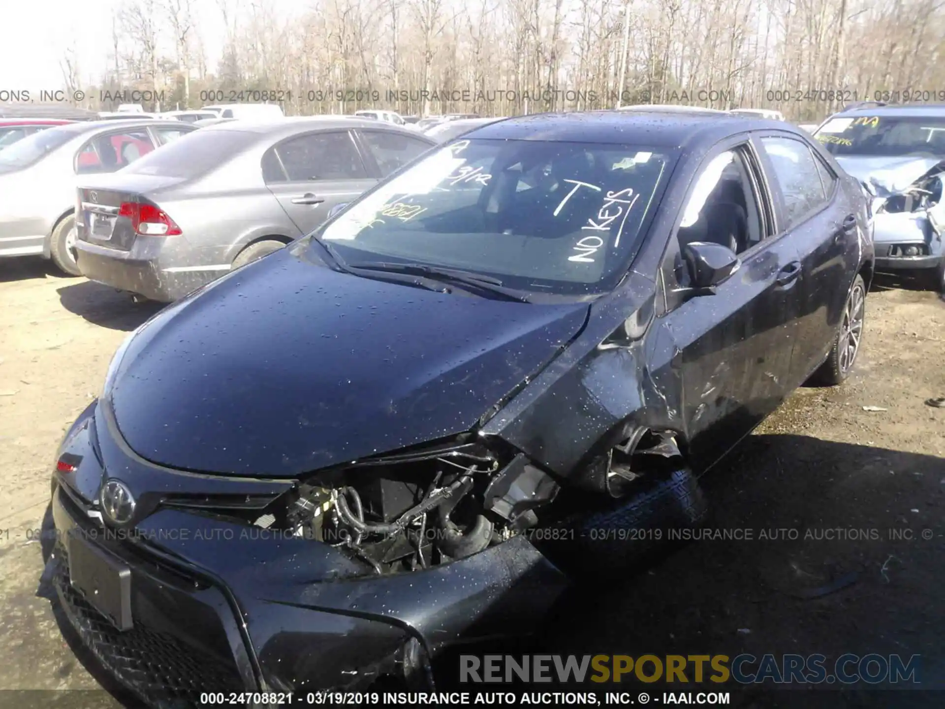 2 Photograph of a damaged car 2T1BURHE9KC153969 TOYOTA COROLLA 2019