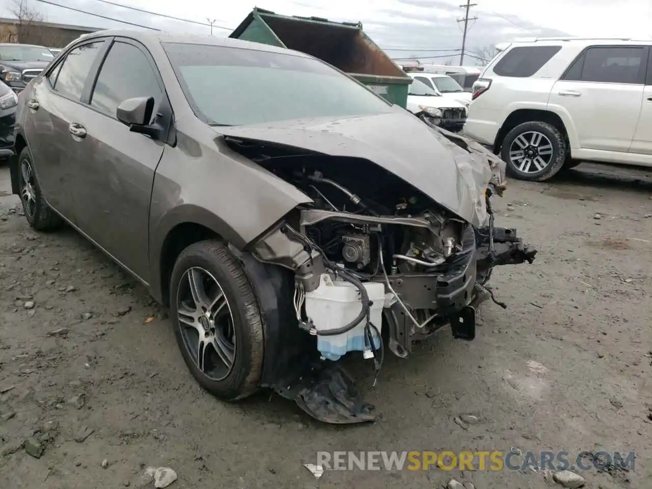 1 Photograph of a damaged car 2T1BURHE9KC153972 TOYOTA COROLLA 2019