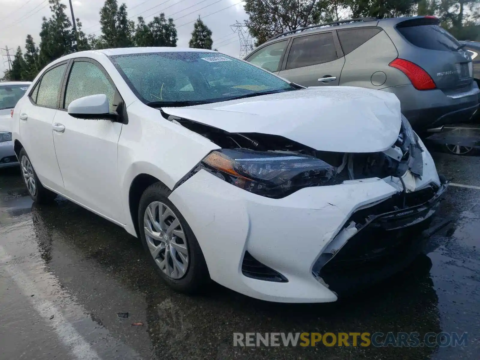 1 Photograph of a damaged car 2T1BURHE9KC154541 TOYOTA COROLLA 2019