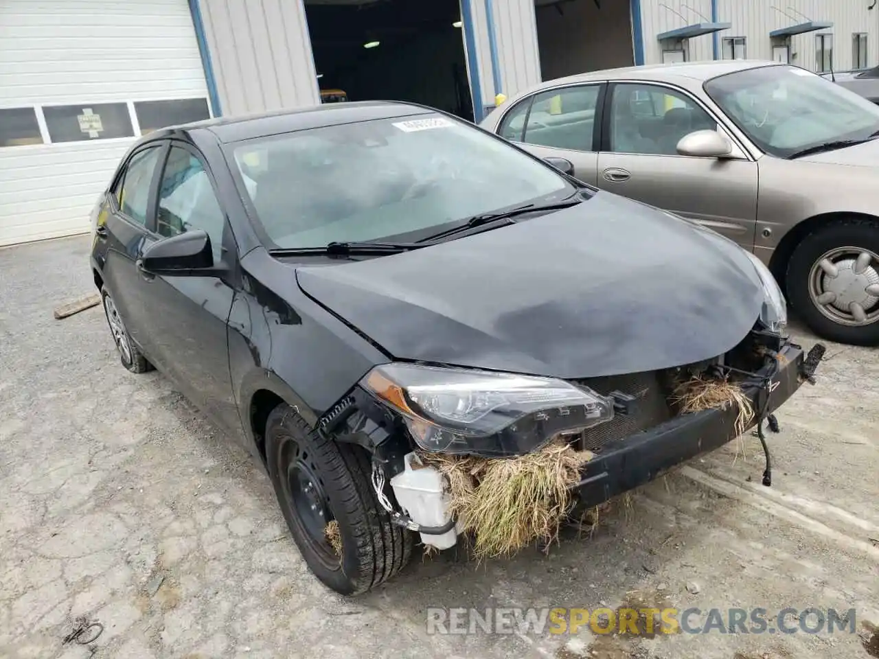 1 Photograph of a damaged car 2T1BURHE9KC154927 TOYOTA COROLLA 2019