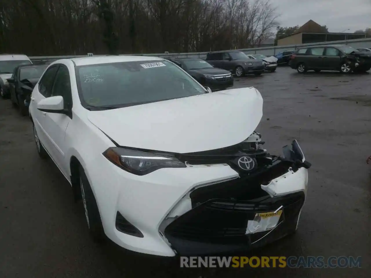 1 Photograph of a damaged car 2T1BURHE9KC155124 TOYOTA COROLLA 2019