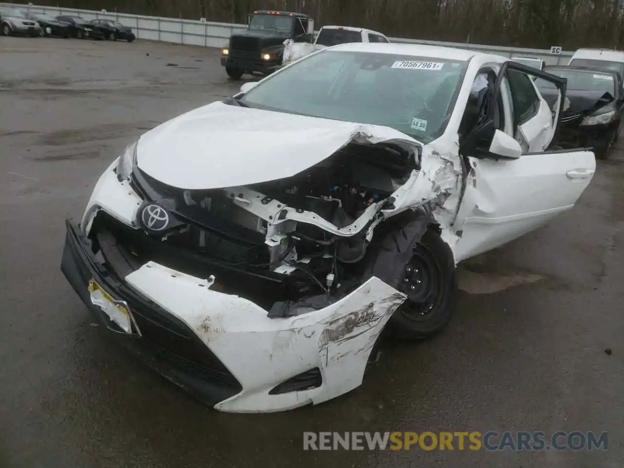 2 Photograph of a damaged car 2T1BURHE9KC155124 TOYOTA COROLLA 2019