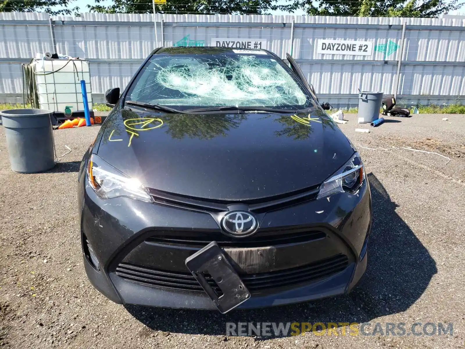 9 Photograph of a damaged car 2T1BURHE9KC156211 TOYOTA COROLLA 2019