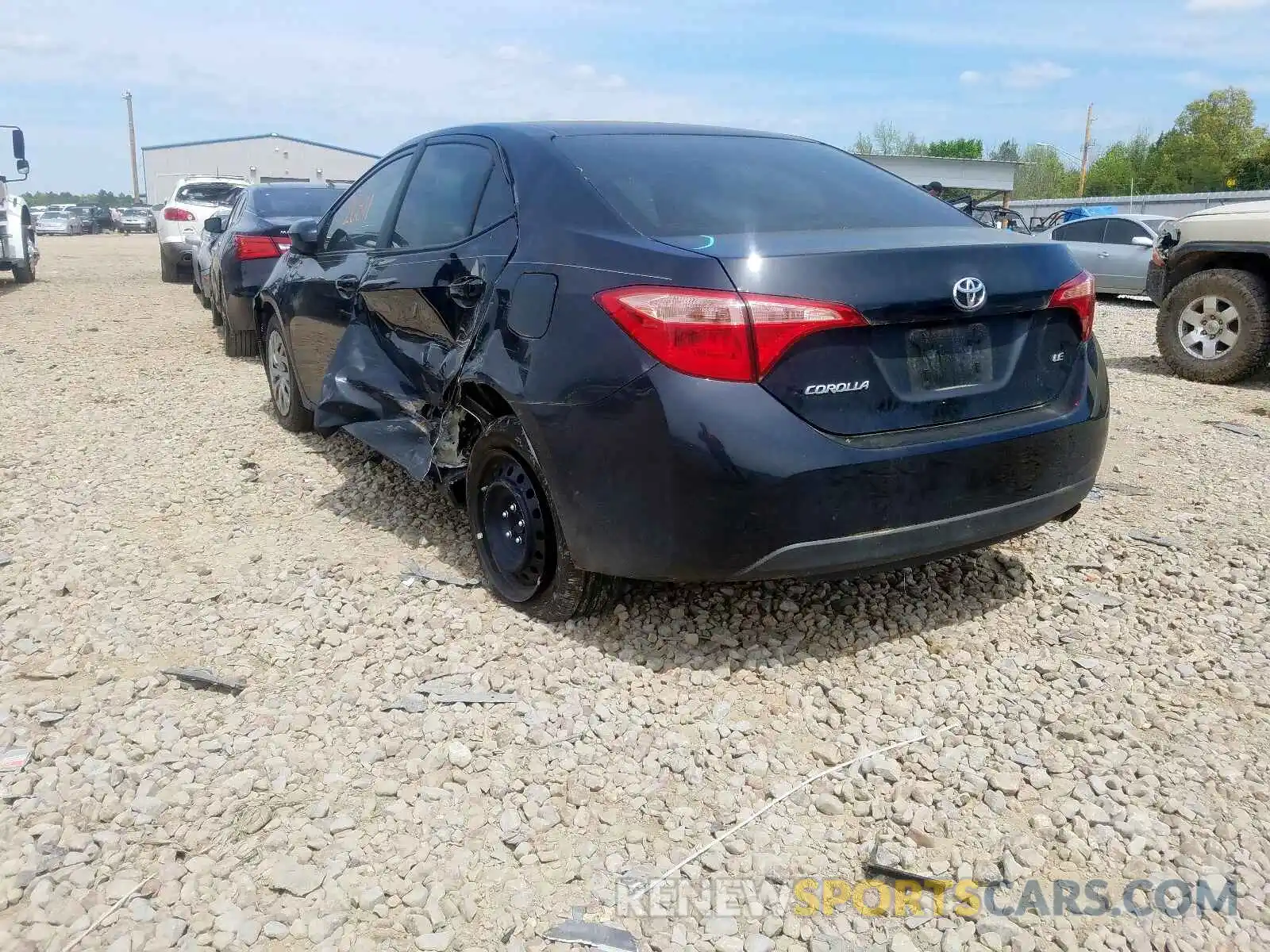 3 Photograph of a damaged car 2T1BURHE9KC156841 TOYOTA COROLLA 2019