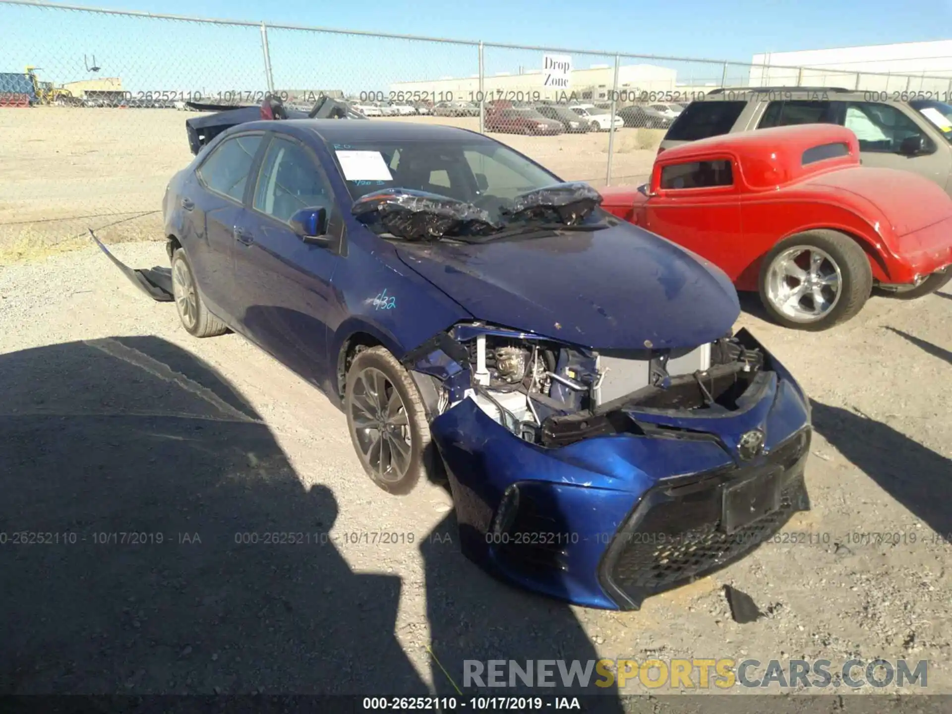 1 Photograph of a damaged car 2T1BURHE9KC157147 TOYOTA COROLLA 2019