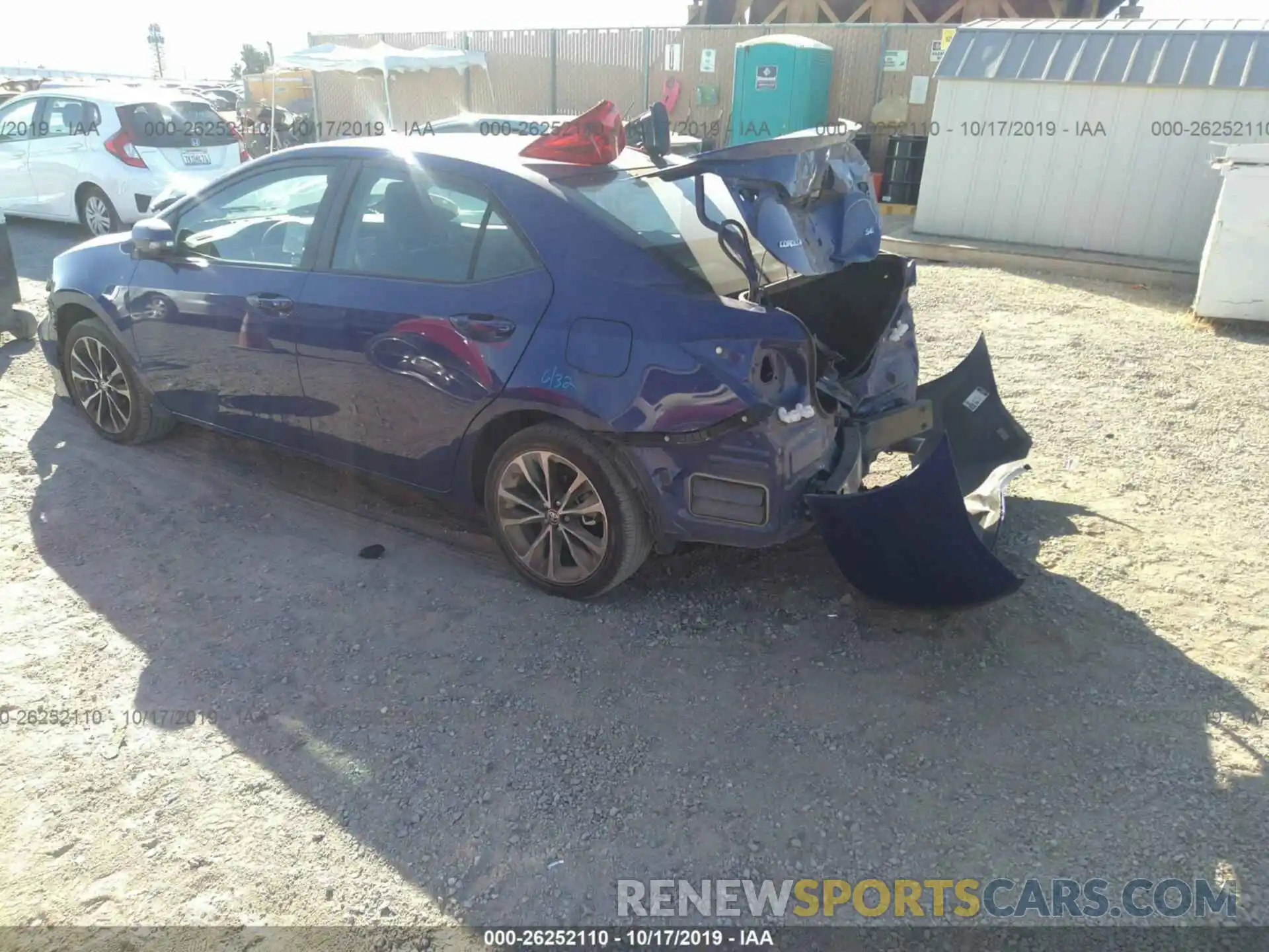 3 Photograph of a damaged car 2T1BURHE9KC157147 TOYOTA COROLLA 2019