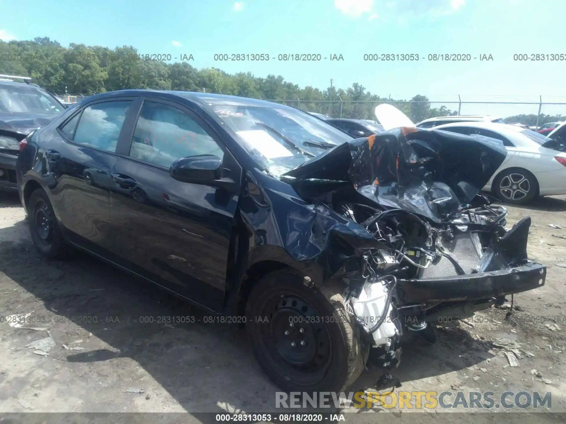 1 Photograph of a damaged car 2T1BURHE9KC157228 TOYOTA COROLLA 2019