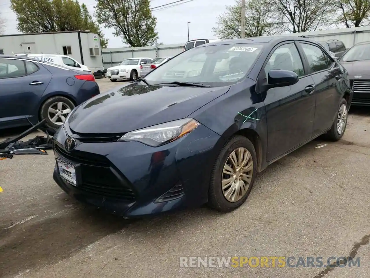 2 Photograph of a damaged car 2T1BURHE9KC158489 TOYOTA COROLLA 2019