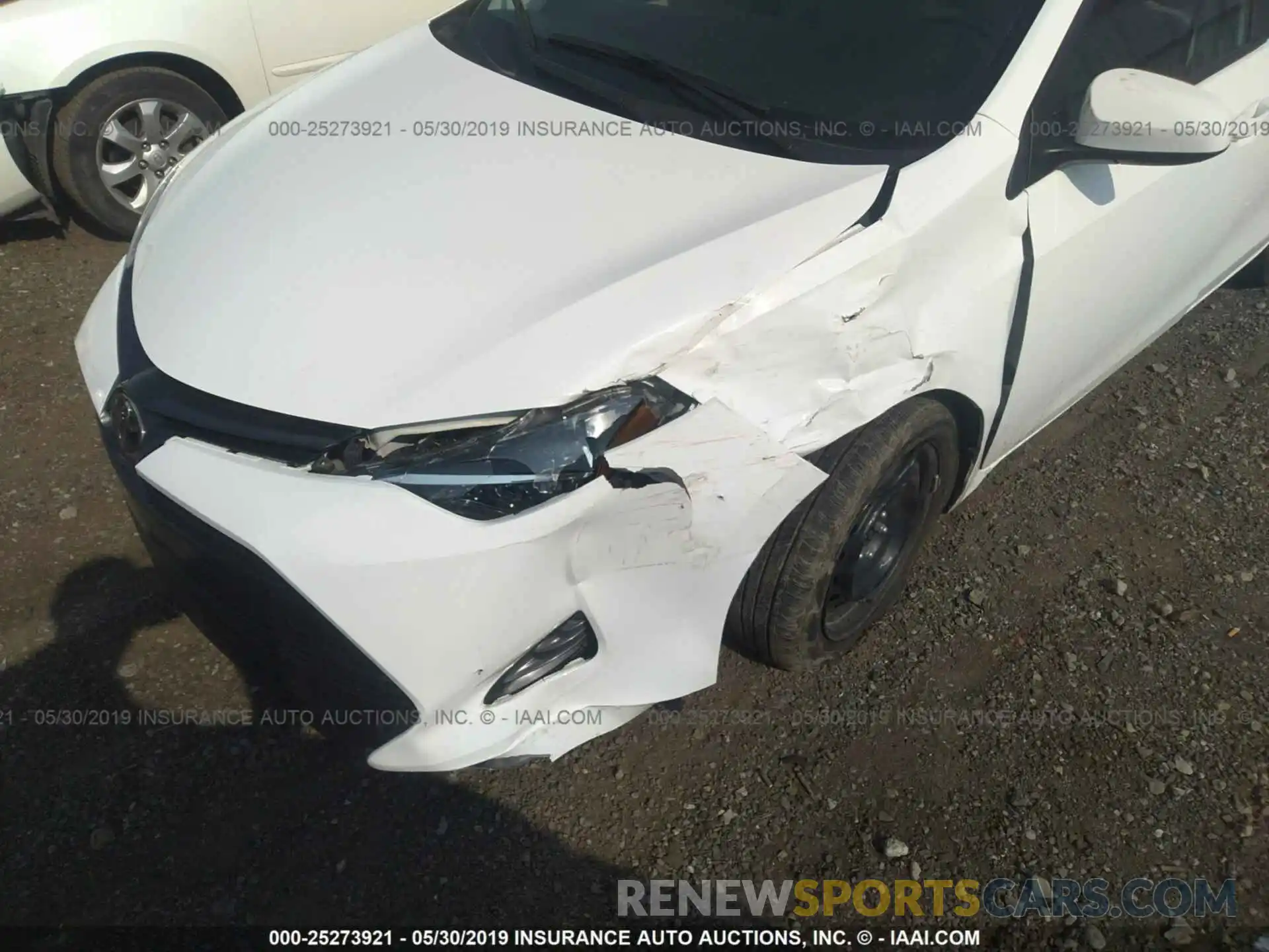 6 Photograph of a damaged car 2T1BURHE9KC158573 TOYOTA COROLLA 2019