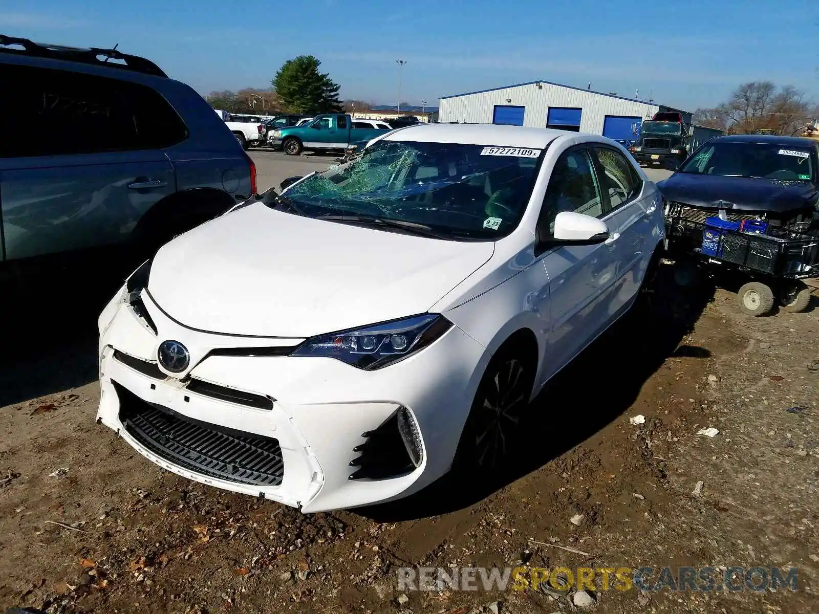 2 Photograph of a damaged car 2T1BURHE9KC158881 TOYOTA COROLLA 2019