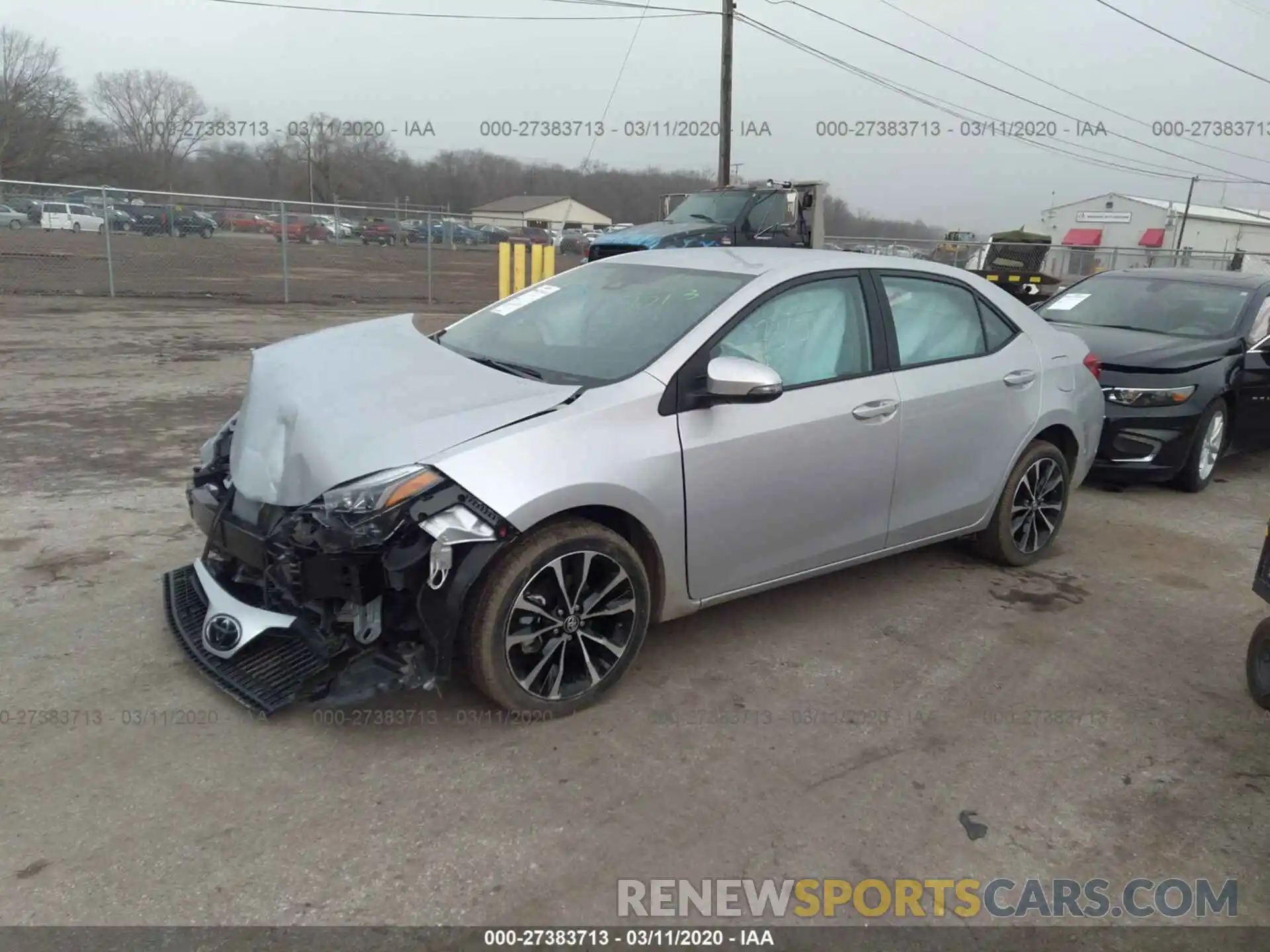 2 Photograph of a damaged car 2T1BURHE9KC159013 TOYOTA COROLLA 2019