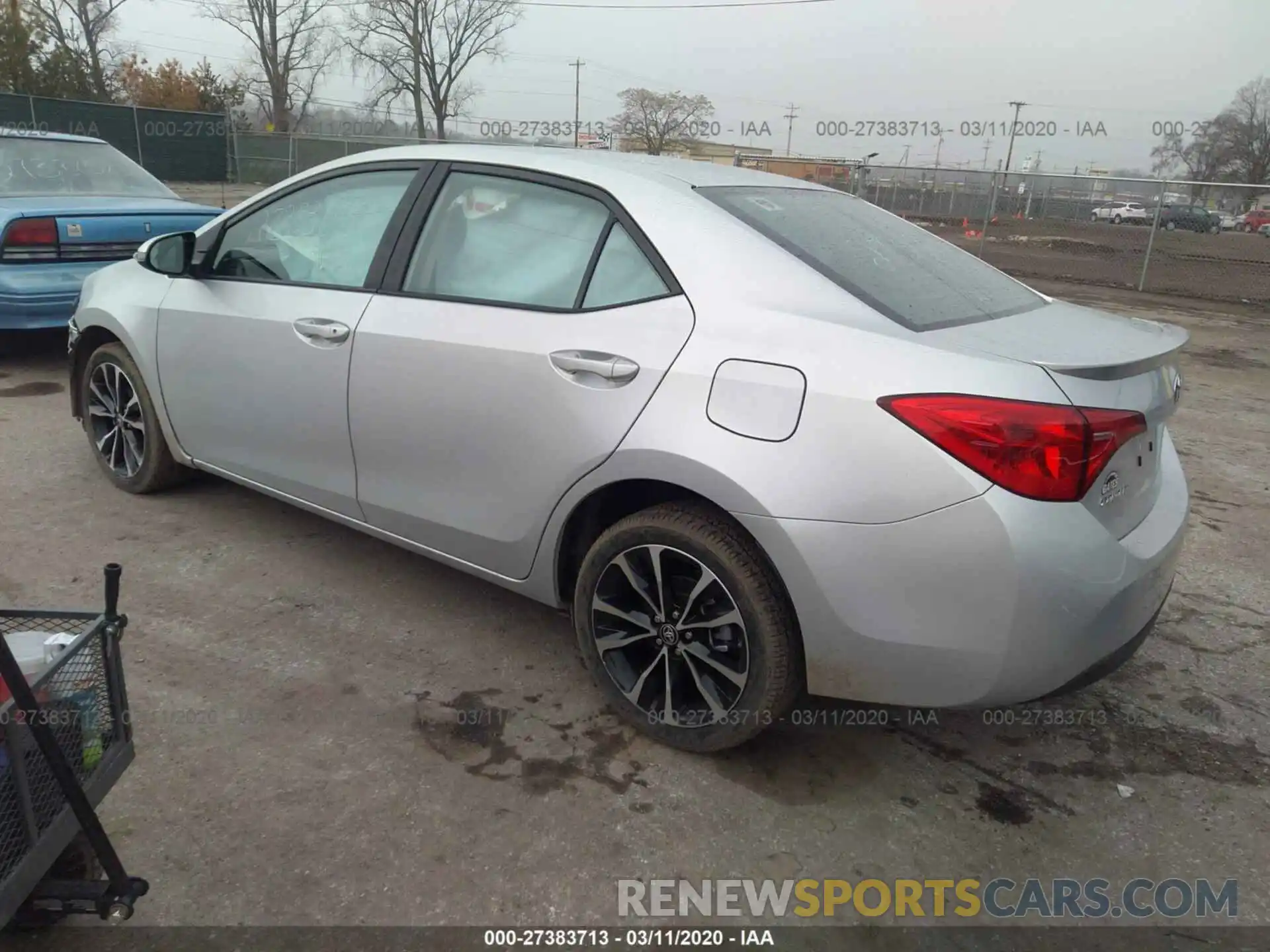 3 Photograph of a damaged car 2T1BURHE9KC159013 TOYOTA COROLLA 2019