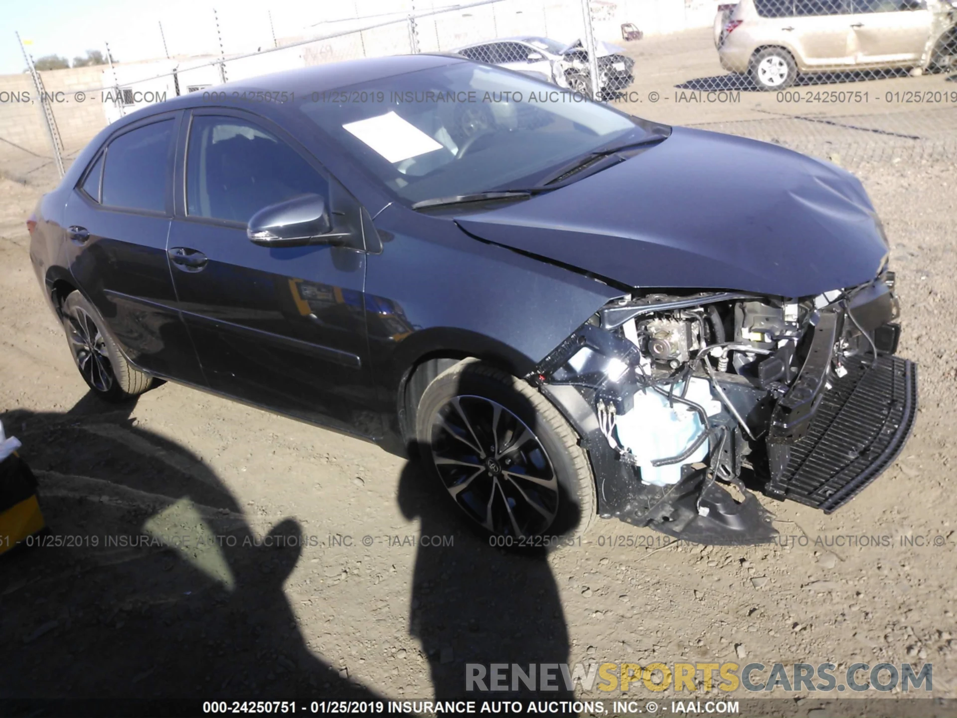 1 Photograph of a damaged car 2T1BURHE9KC159500 TOYOTA COROLLA 2019