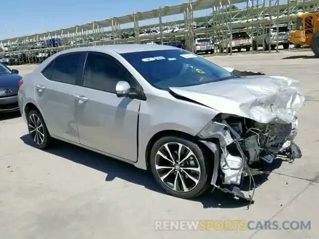 1 Photograph of a damaged car 2T1BURHE9KC159576 TOYOTA COROLLA 2019