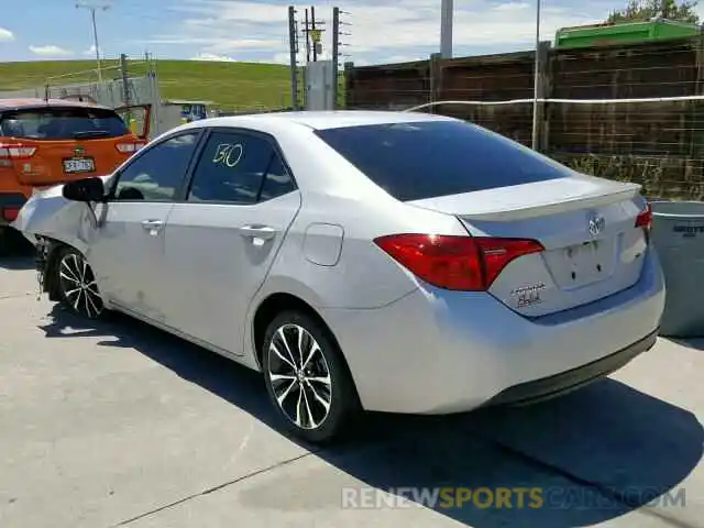 3 Photograph of a damaged car 2T1BURHE9KC159576 TOYOTA COROLLA 2019