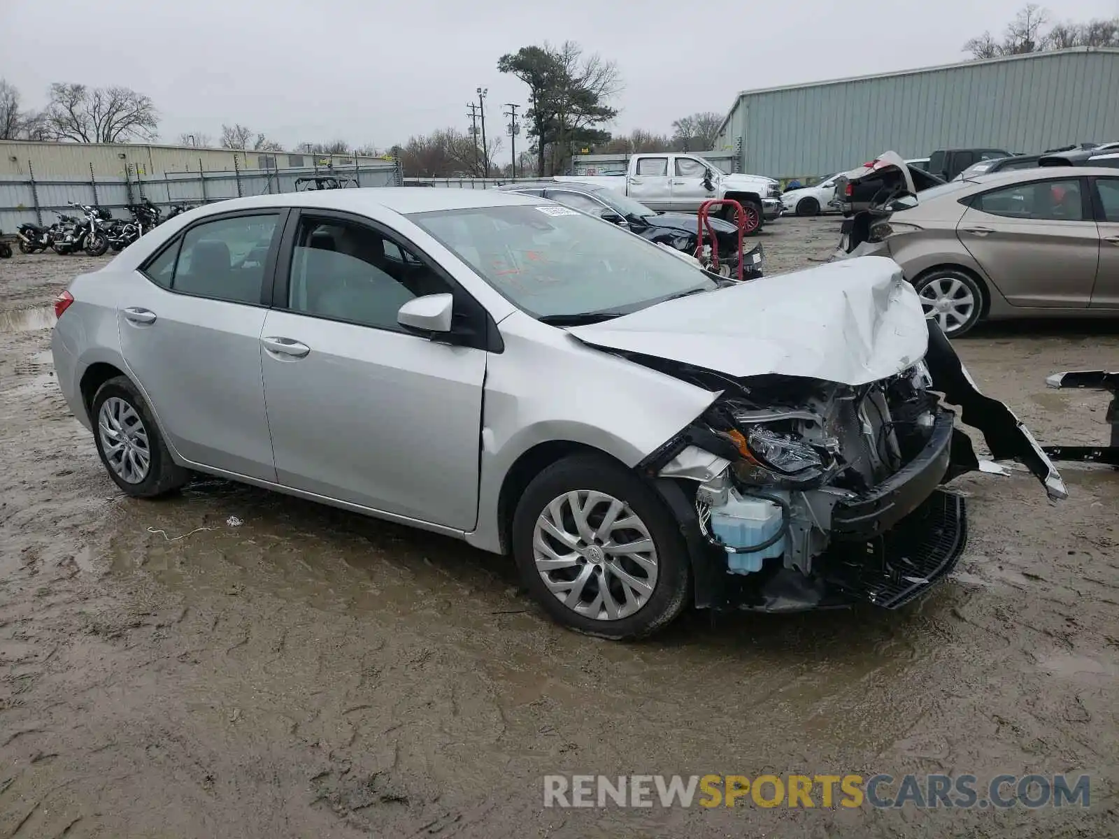 1 Photograph of a damaged car 2T1BURHE9KC160386 TOYOTA COROLLA 2019