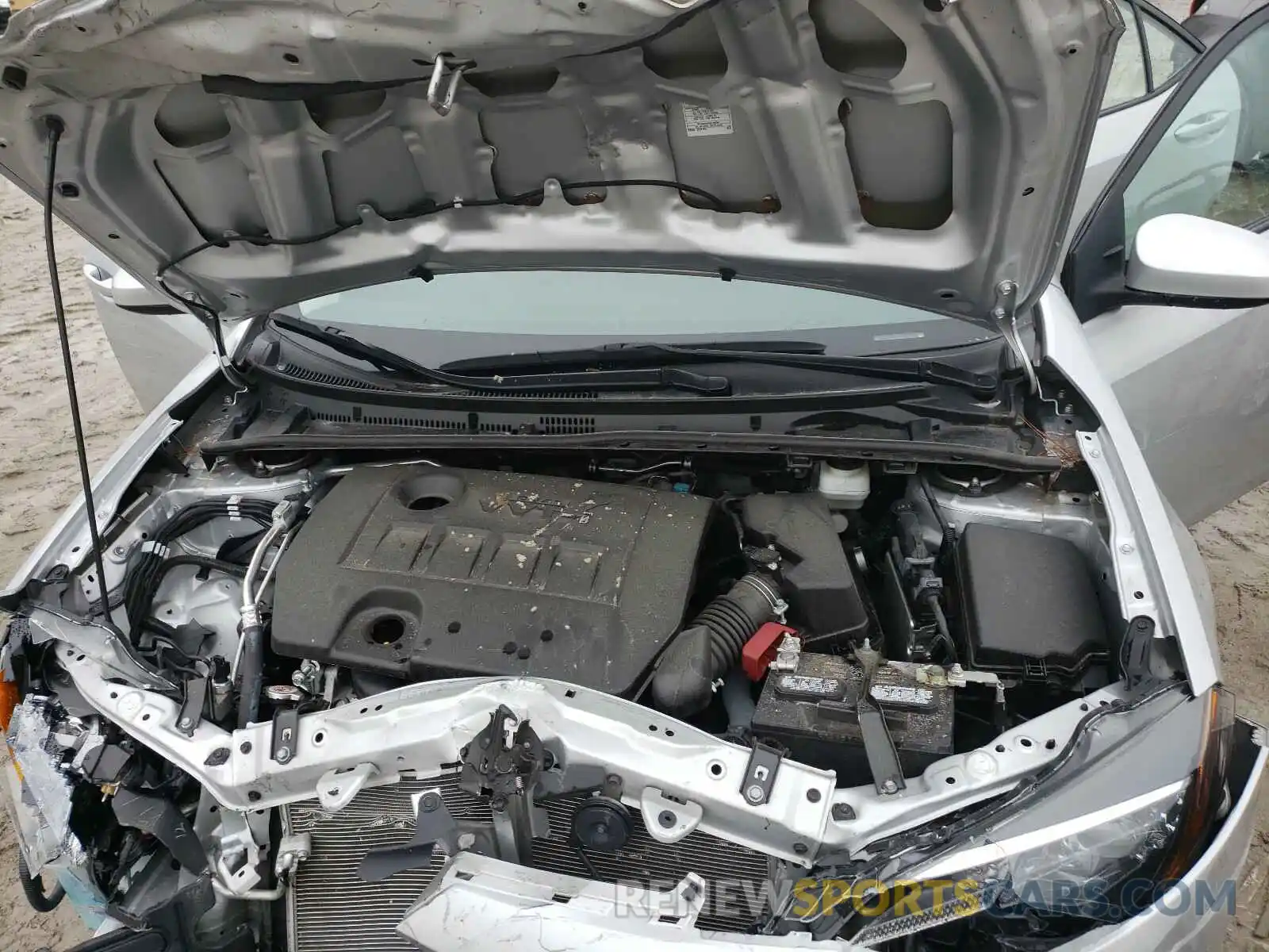 7 Photograph of a damaged car 2T1BURHE9KC160386 TOYOTA COROLLA 2019